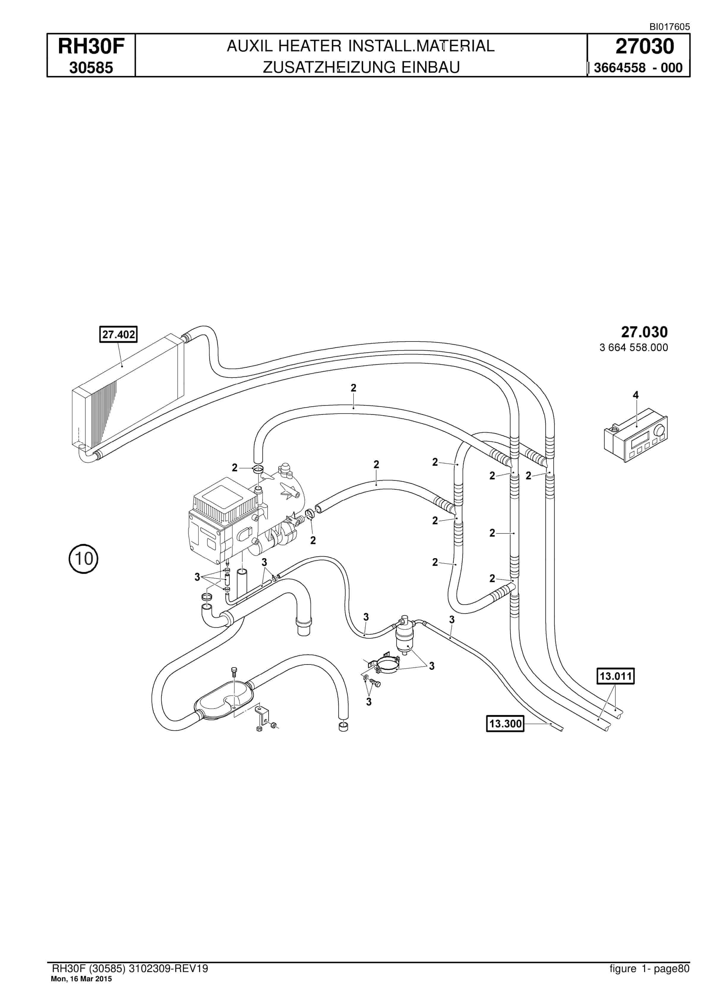 Caterpillar RH30F Hydraulic Shovel Spare Parts Manual BI017605-2