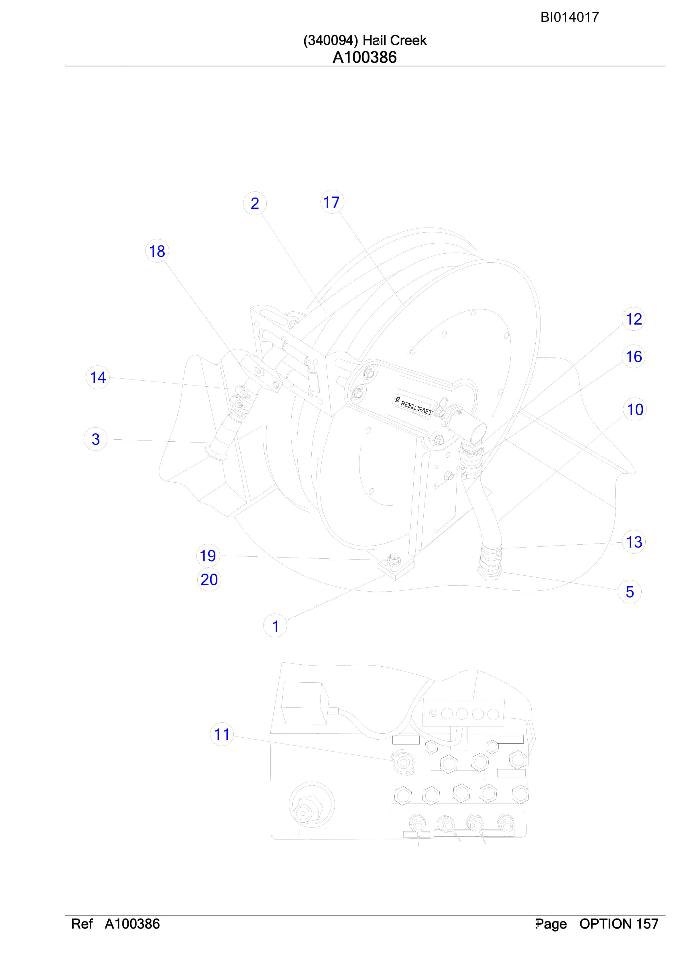 Caterpillar RH340B Hydraulic Excavator Parts Manual BI014017-4