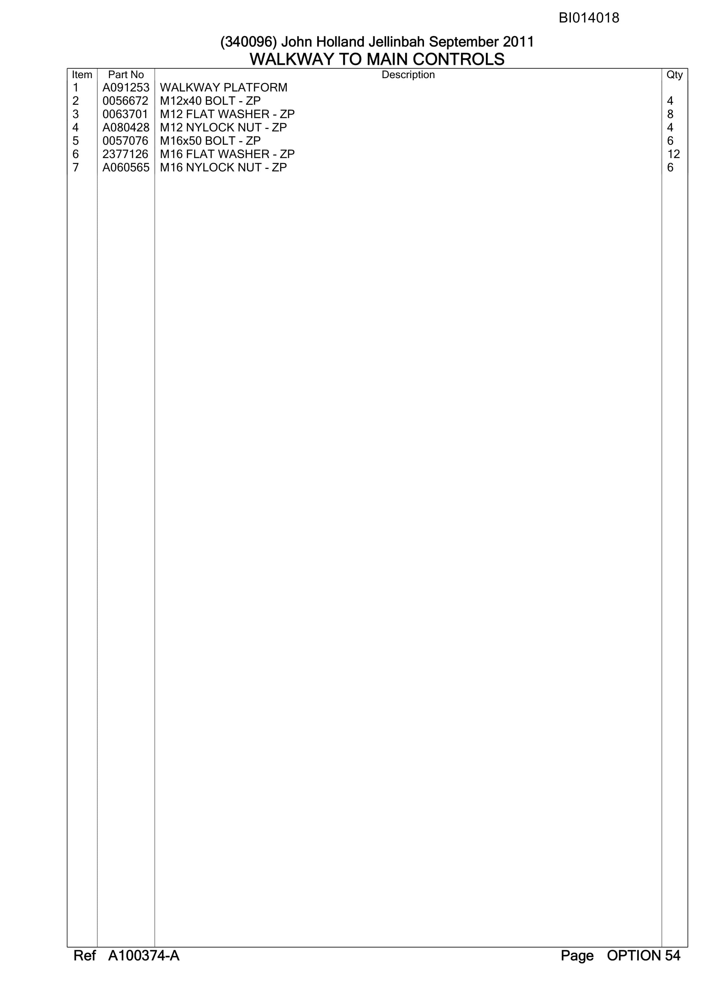 Caterpillar RH340B Hydraulic Excavator Parts Manual BI014018-4