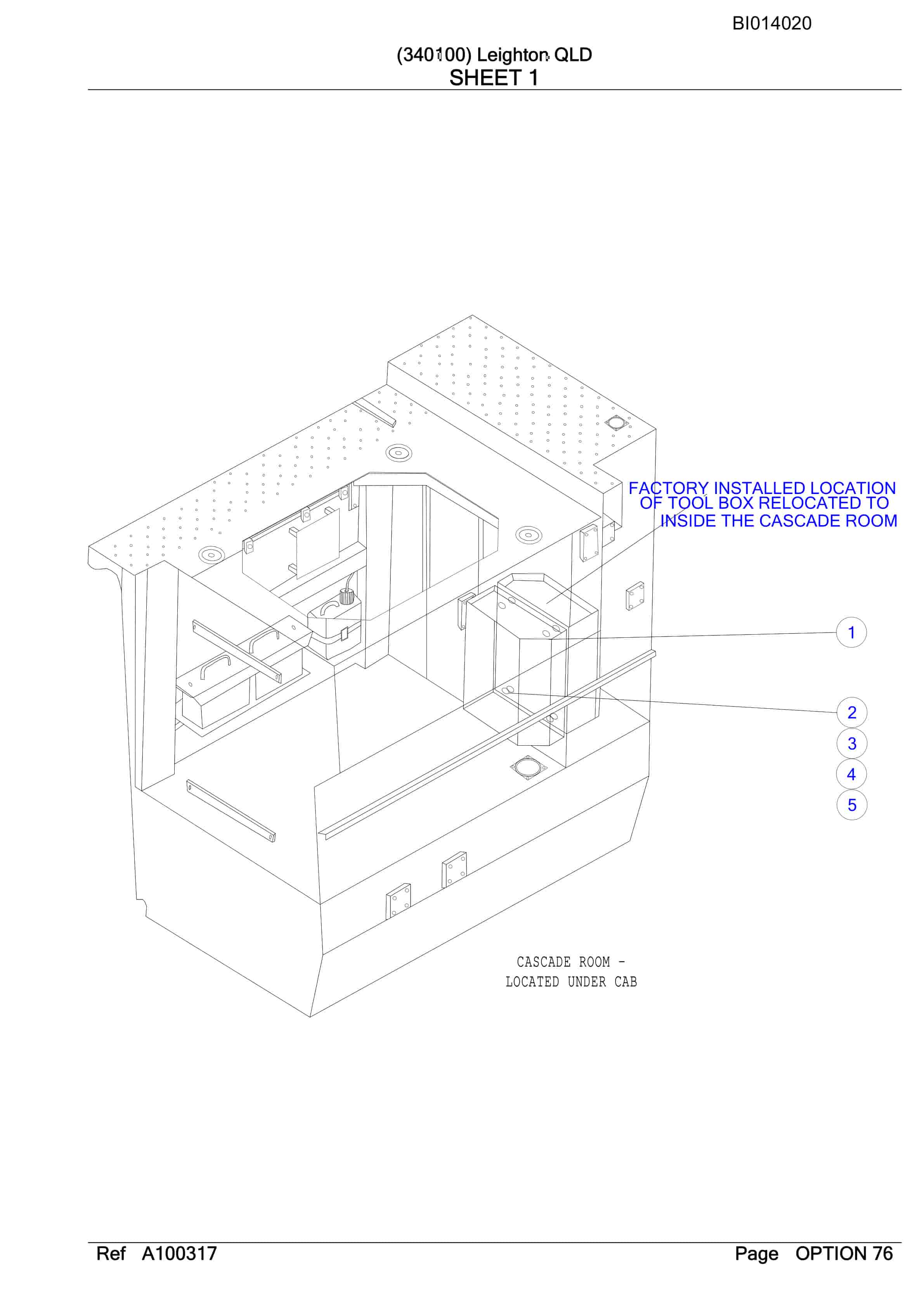Caterpillar RH340B Hydraulic Excavator Parts Manual BI014020-5