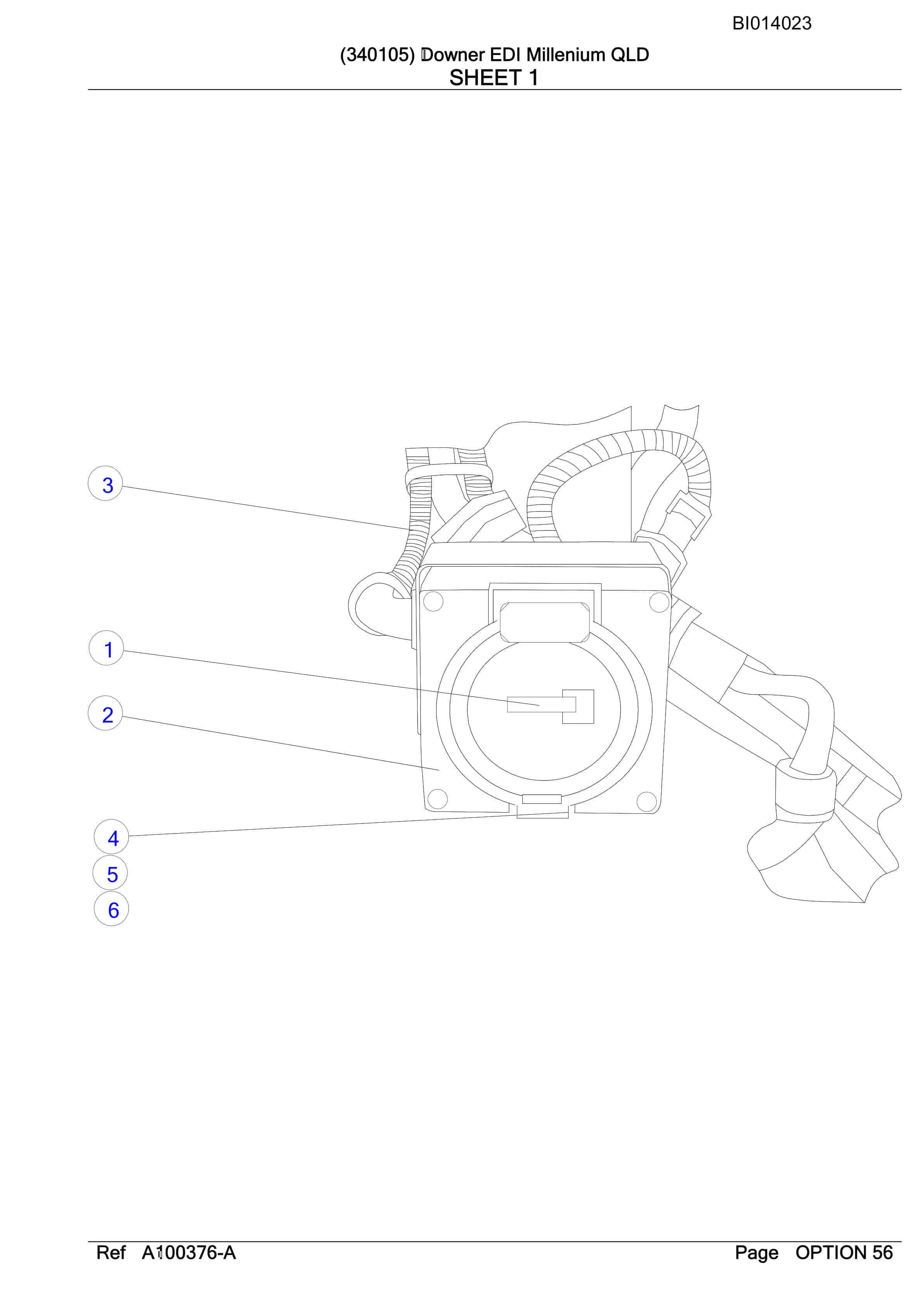 Caterpillar RH340B Hydraulic Excavator Parts Manual BI014023-3