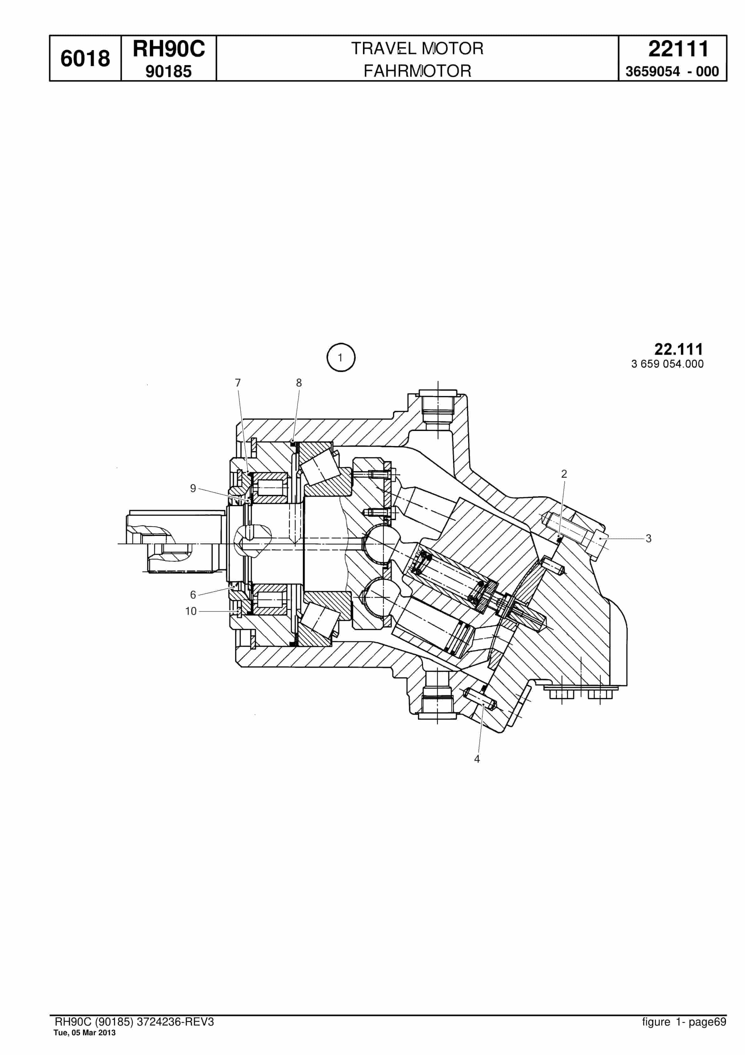 Caterpillar RH90C Hydraulic Excavator Parts Manual 3842017-002-2