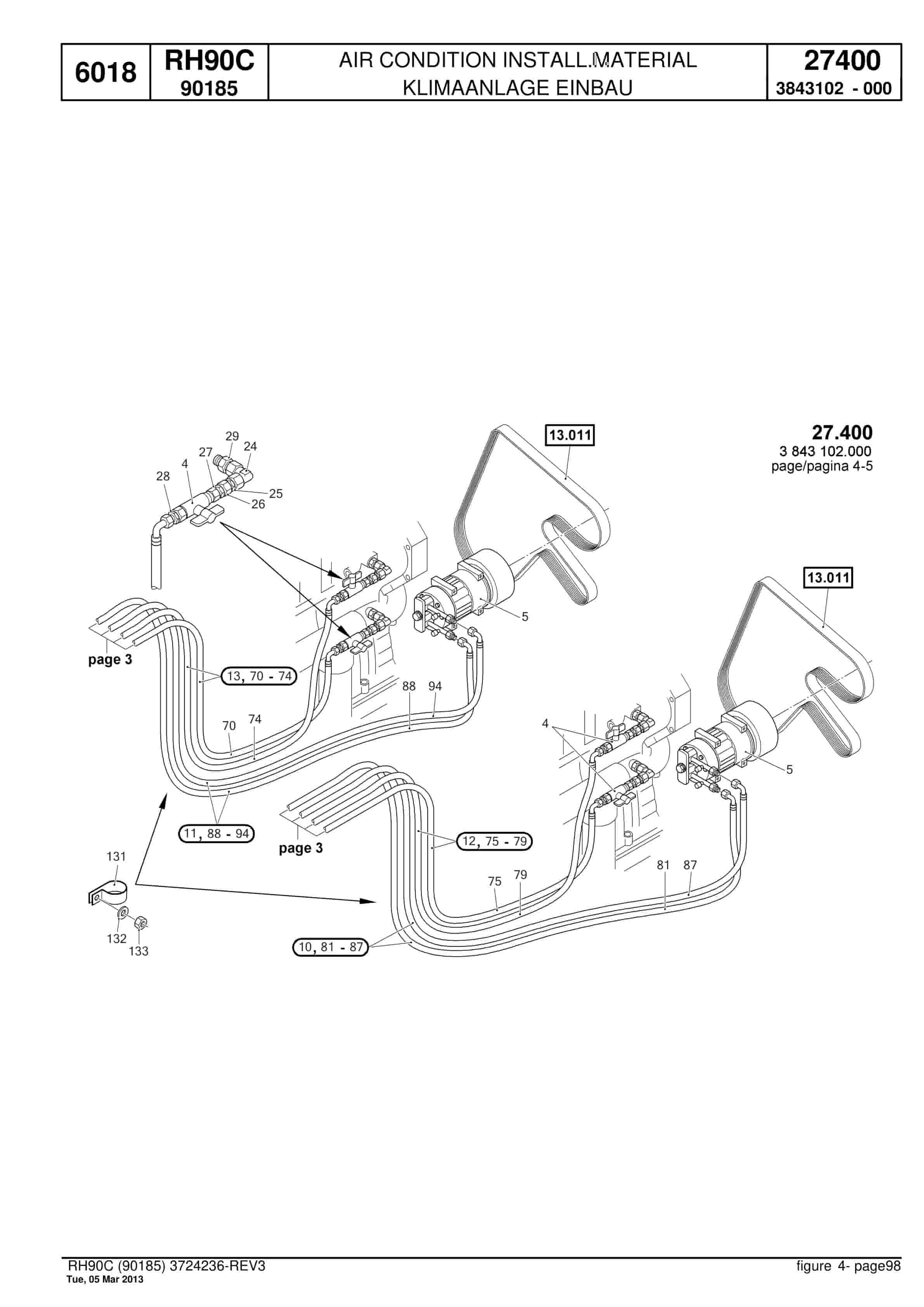 Caterpillar RH90C Hydraulic Excavator Parts Manual 3842017-002-3