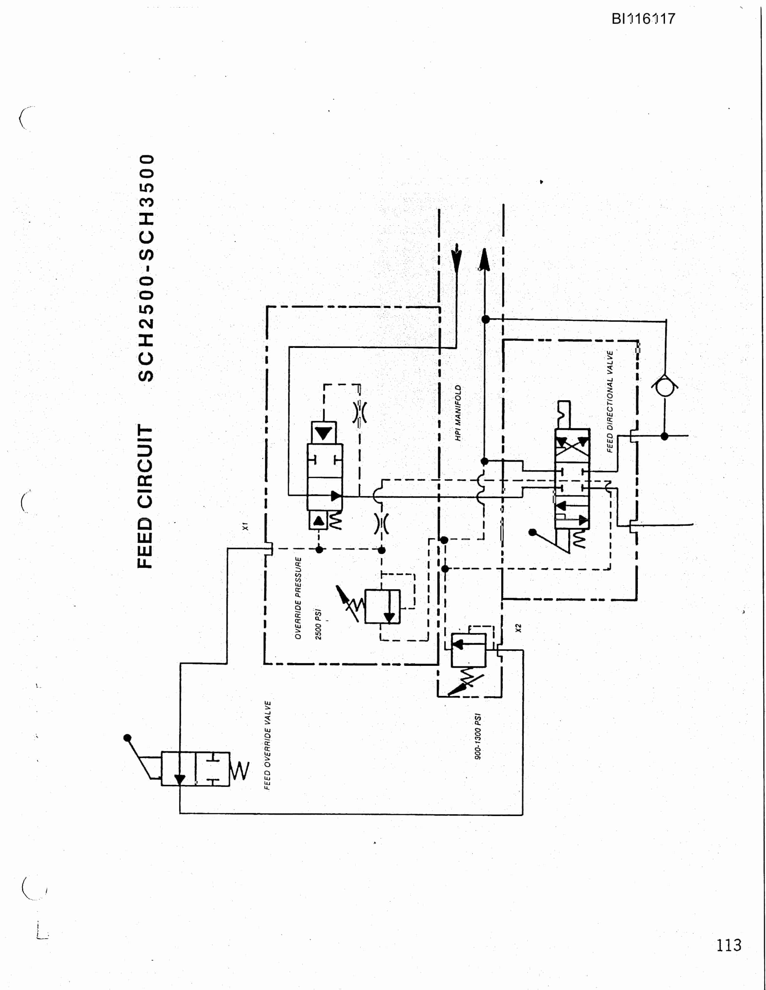 Caterpillar SCH2500, SCH3500, SCH4500 Hydra-Trac Hydraulic Track Drill Technical Manual BI116117-4
