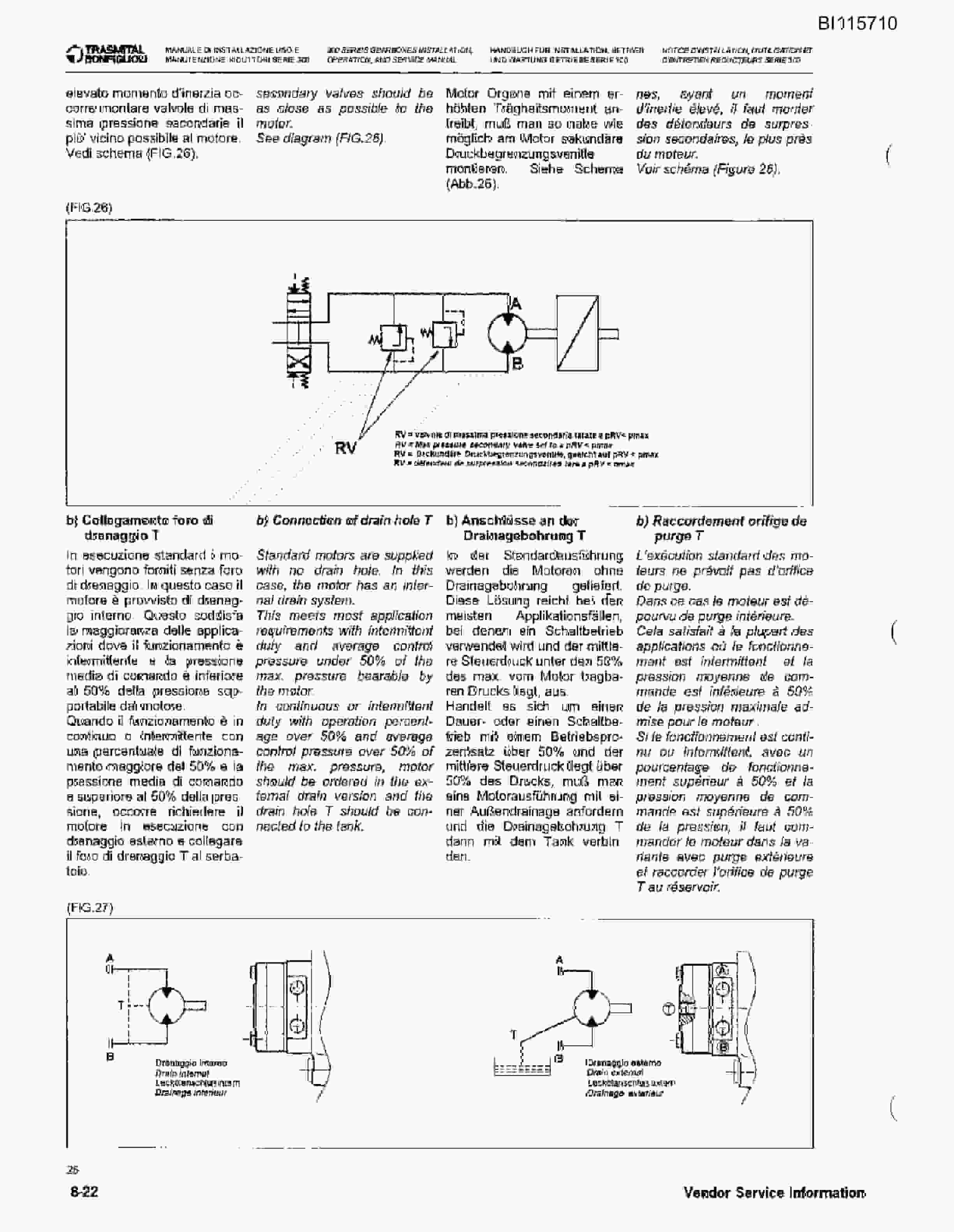 Caterpillar SCH5000 Hydra-Trac Self Contained Hydraulic Track Drill Parts Manual BI115710-2