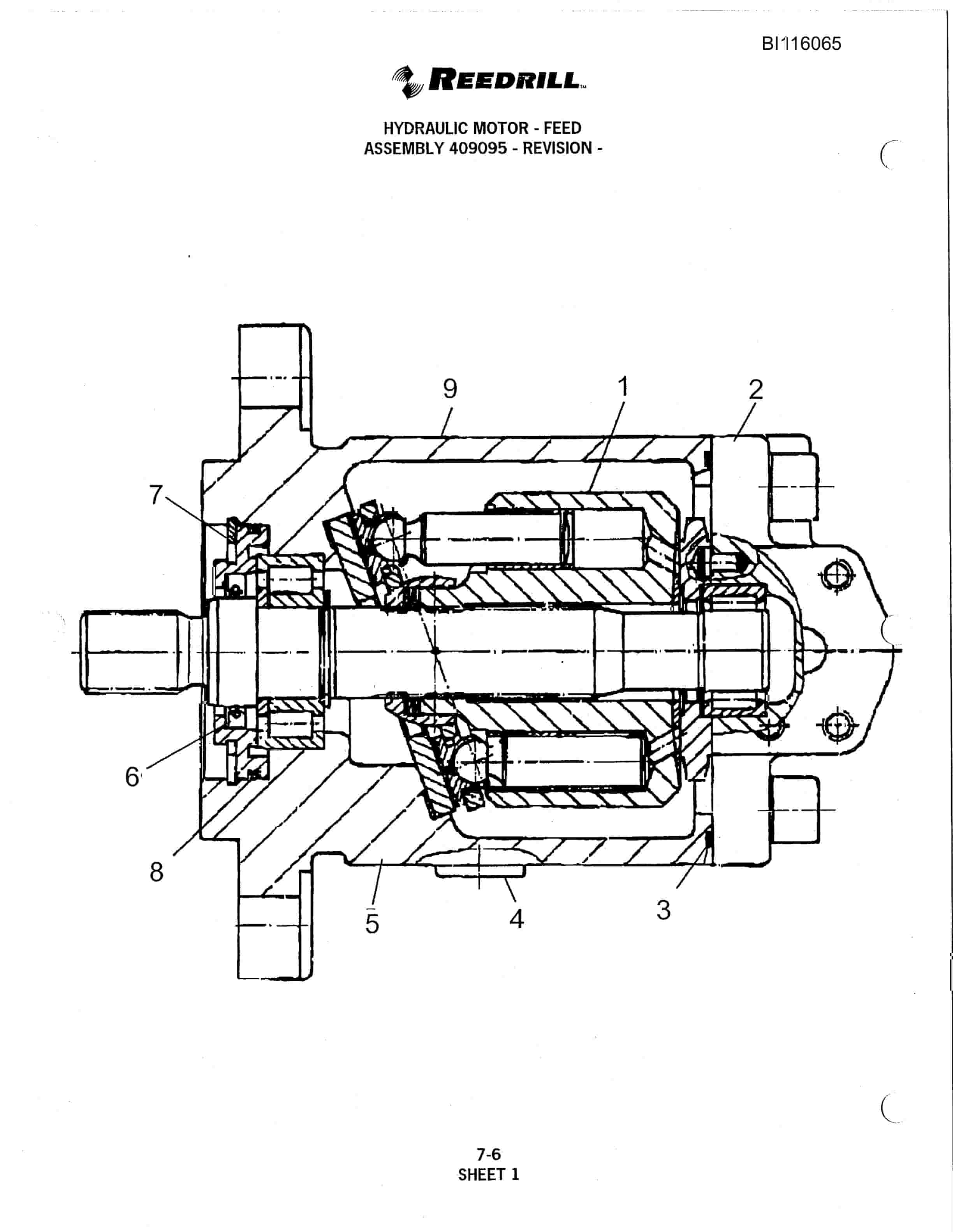 Caterpillar SCH5000CL Hydra-Trac Self Contained Hydraulic Track Drill Parts Manual BI116065-2