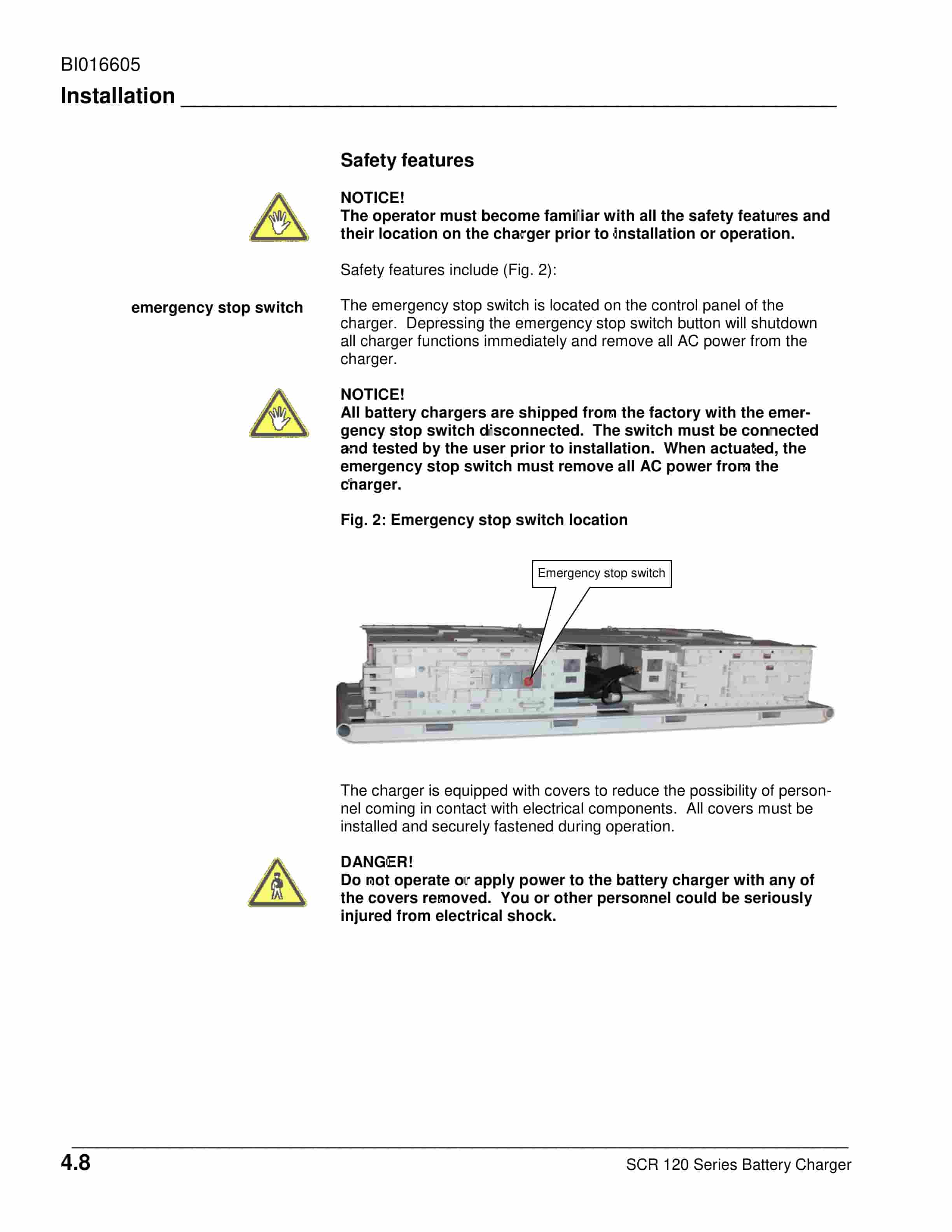 Caterpillar SCR-18C Battery Charger Operation And Maintenance Manual BI016605-2