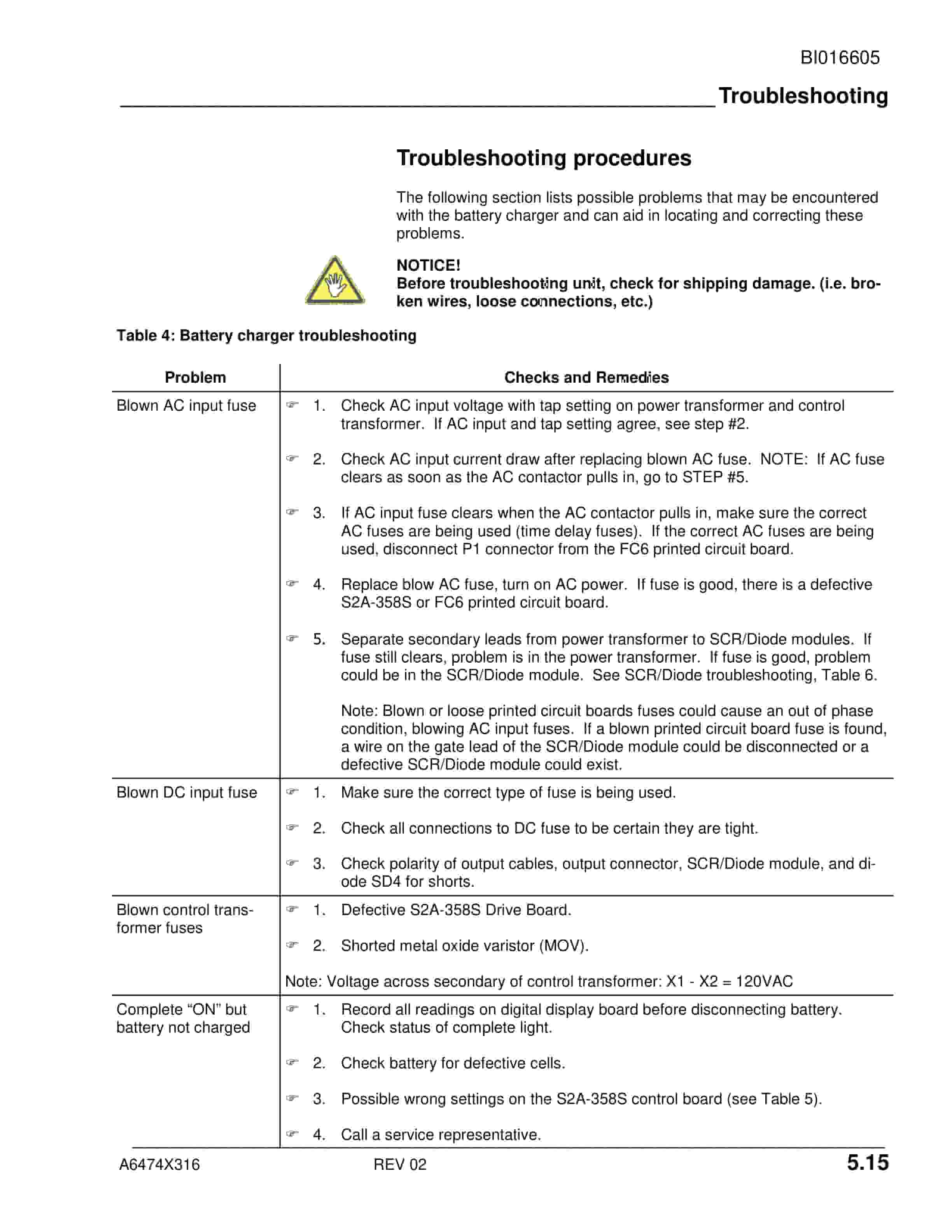 Caterpillar SCR-18C Battery Charger Operation And Maintenance Manual BI016605-4