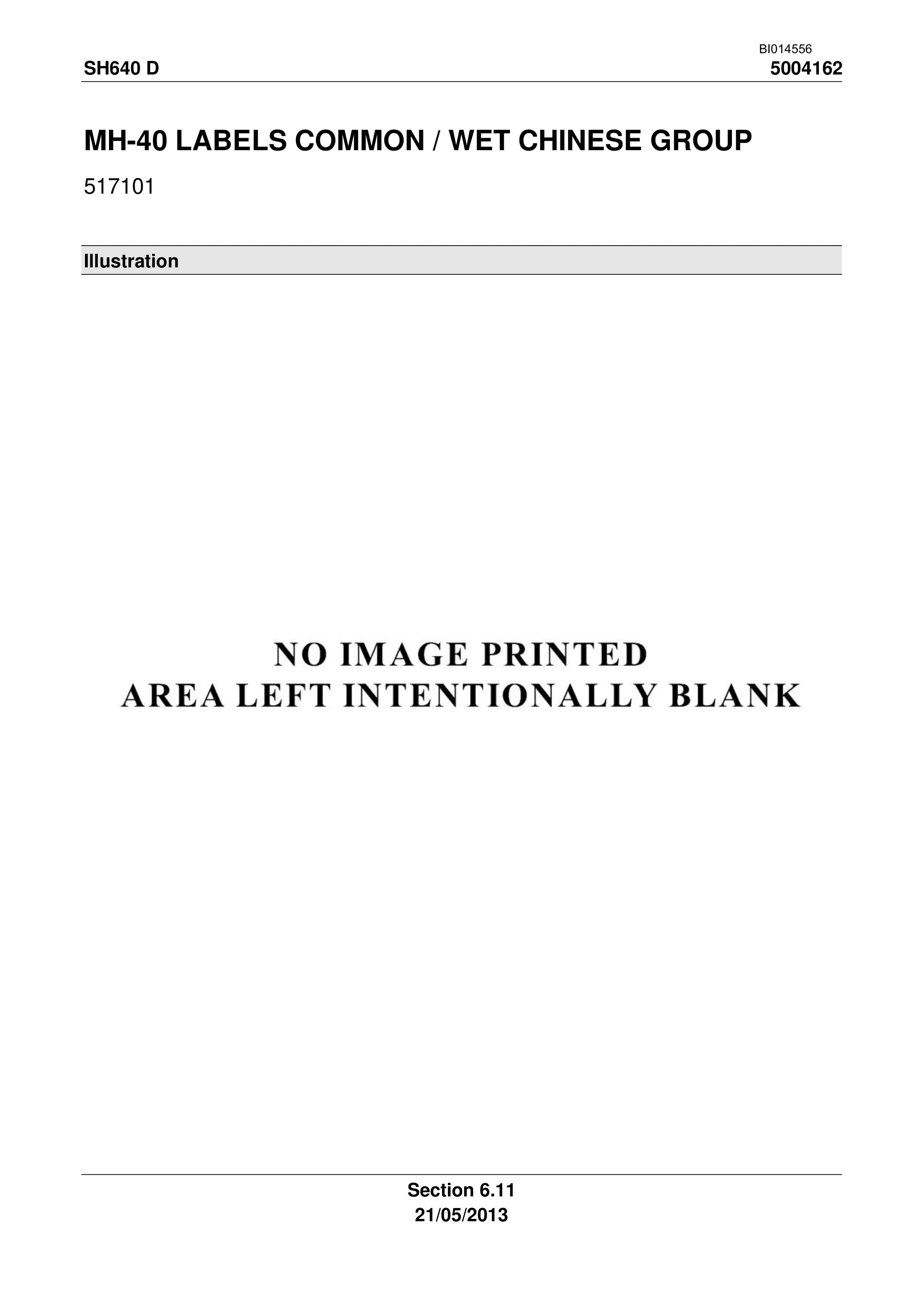 Caterpillar SH640 D Roof Support Carrier Parts Manual BI014556-5