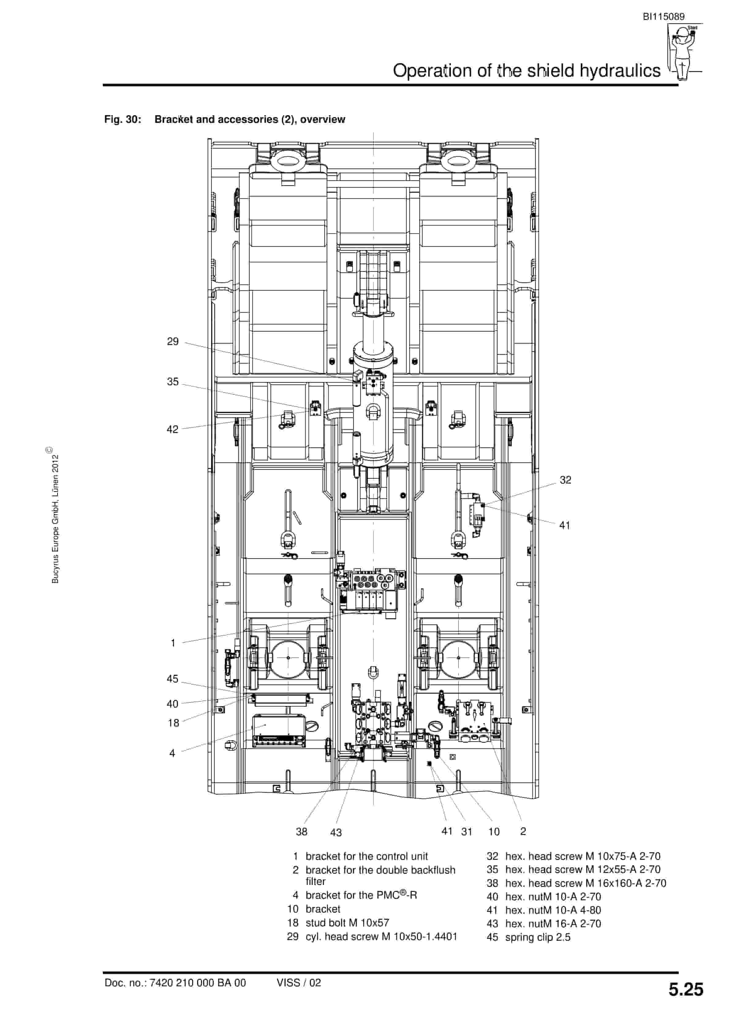 Caterpillar Shield Support Operating Manual BI115089-2
