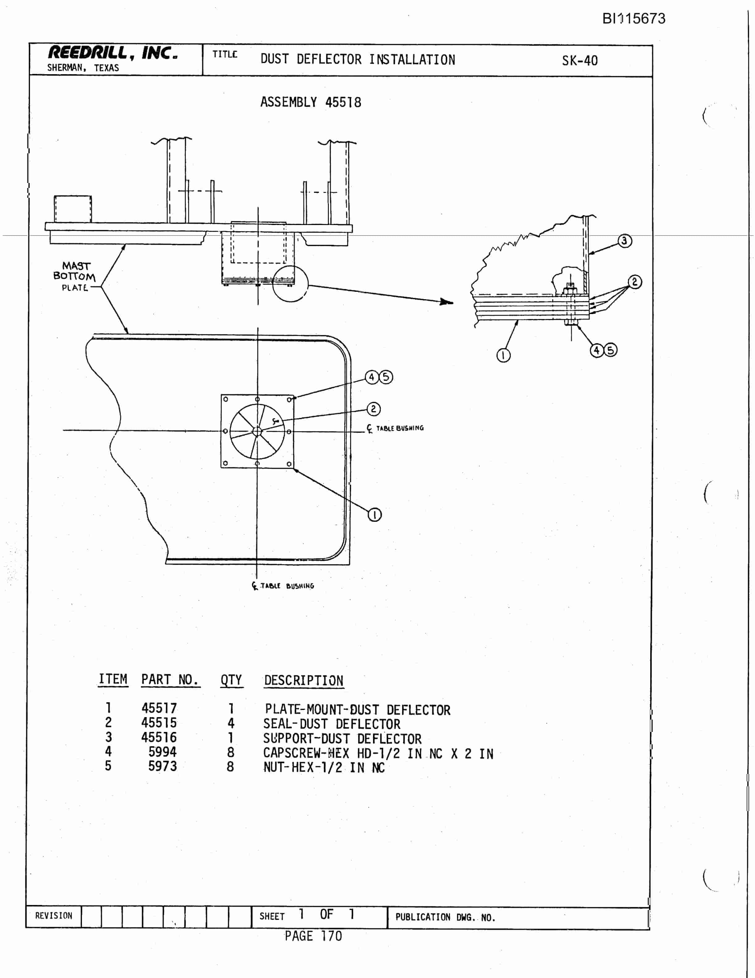 Caterpillar SK-40 Parts Manual BI115673-3