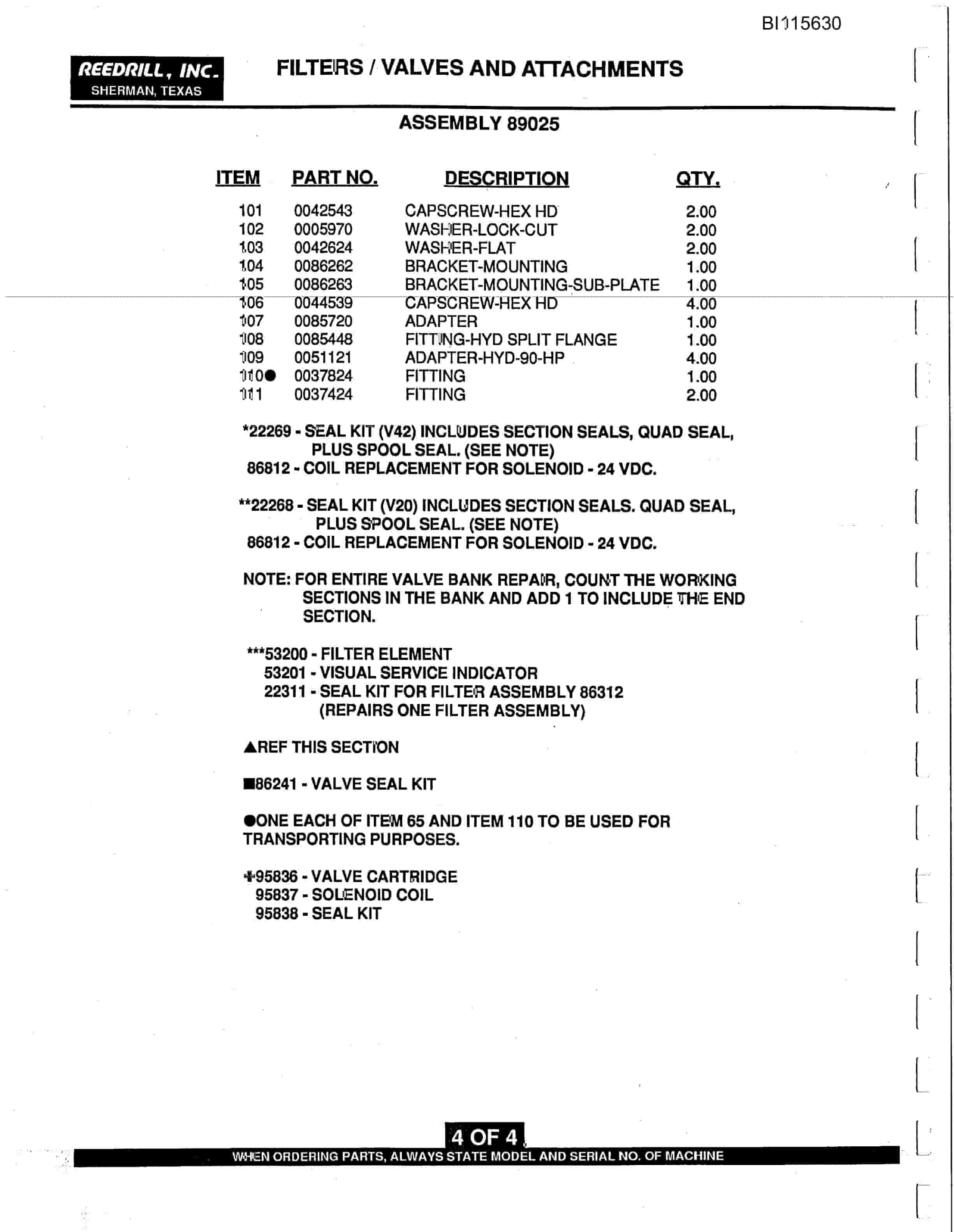 Caterpillar SK-50i Parts Manual BI115630-4