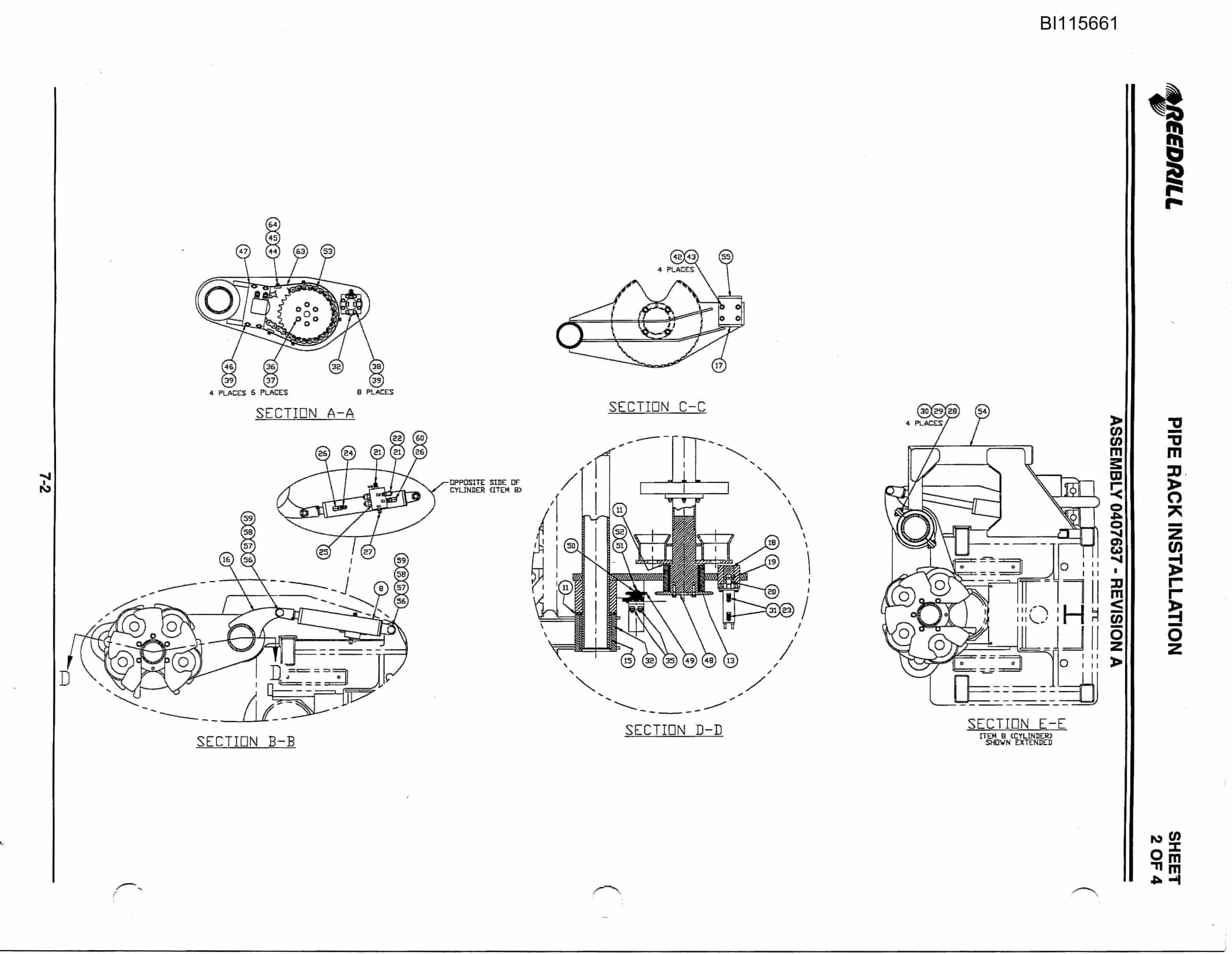 Caterpillar SK35i Infinity Blasthole Drill Parts Manual BI115661-4