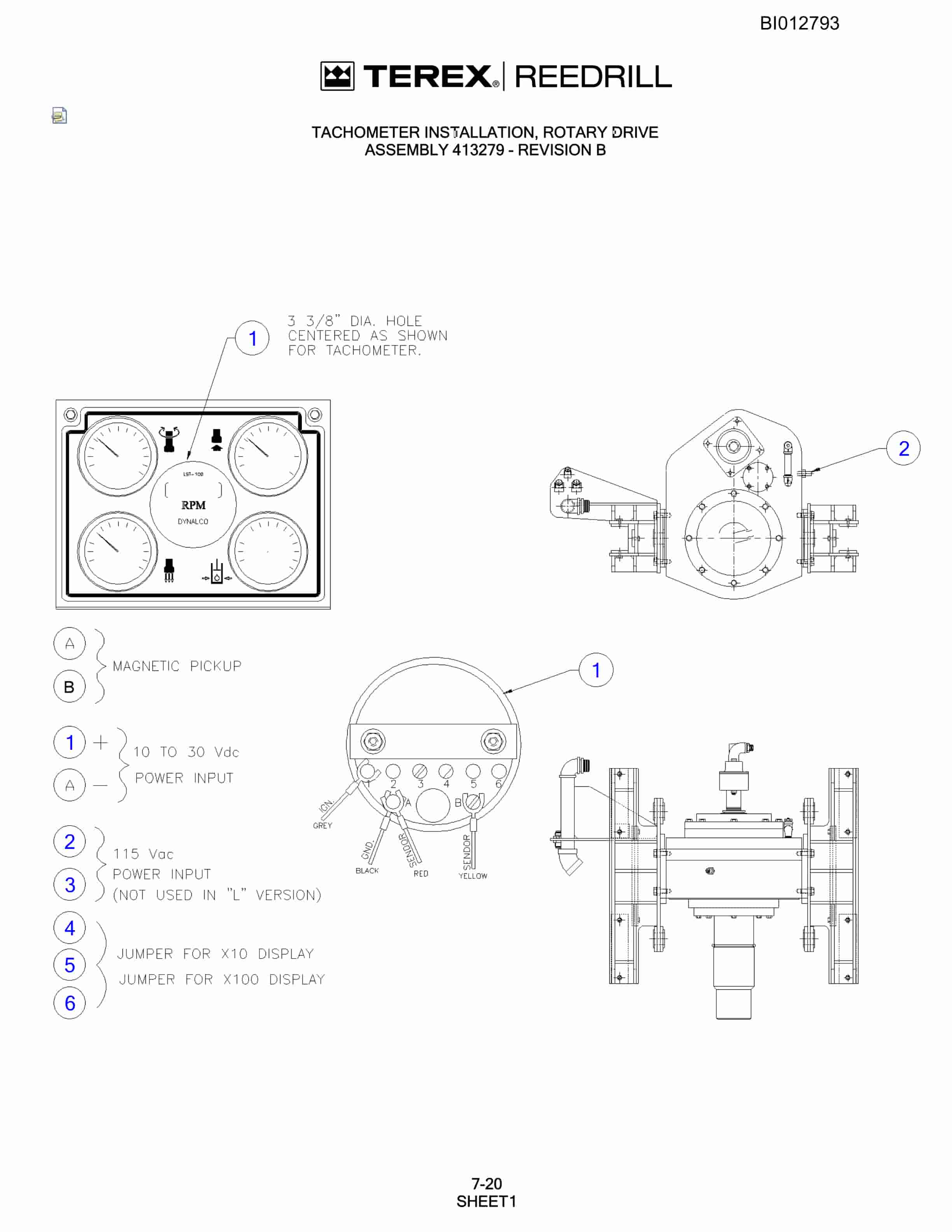Caterpillar SKF Infinity Blasthole Drill Parts Manual BI012793-4