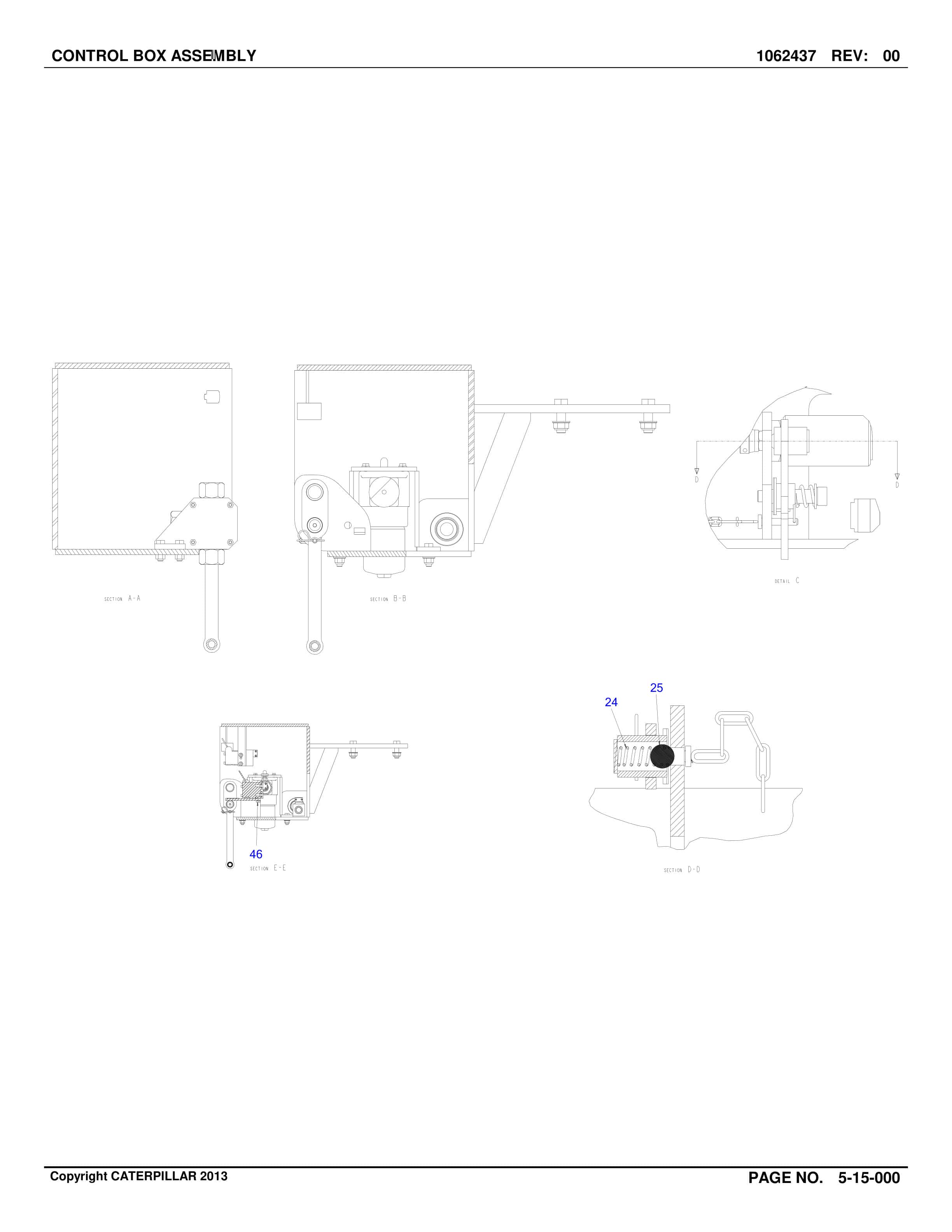 Caterpillar Skid Mounted Belt Tailpiece Longwall System Parts Catalog BI019968-5