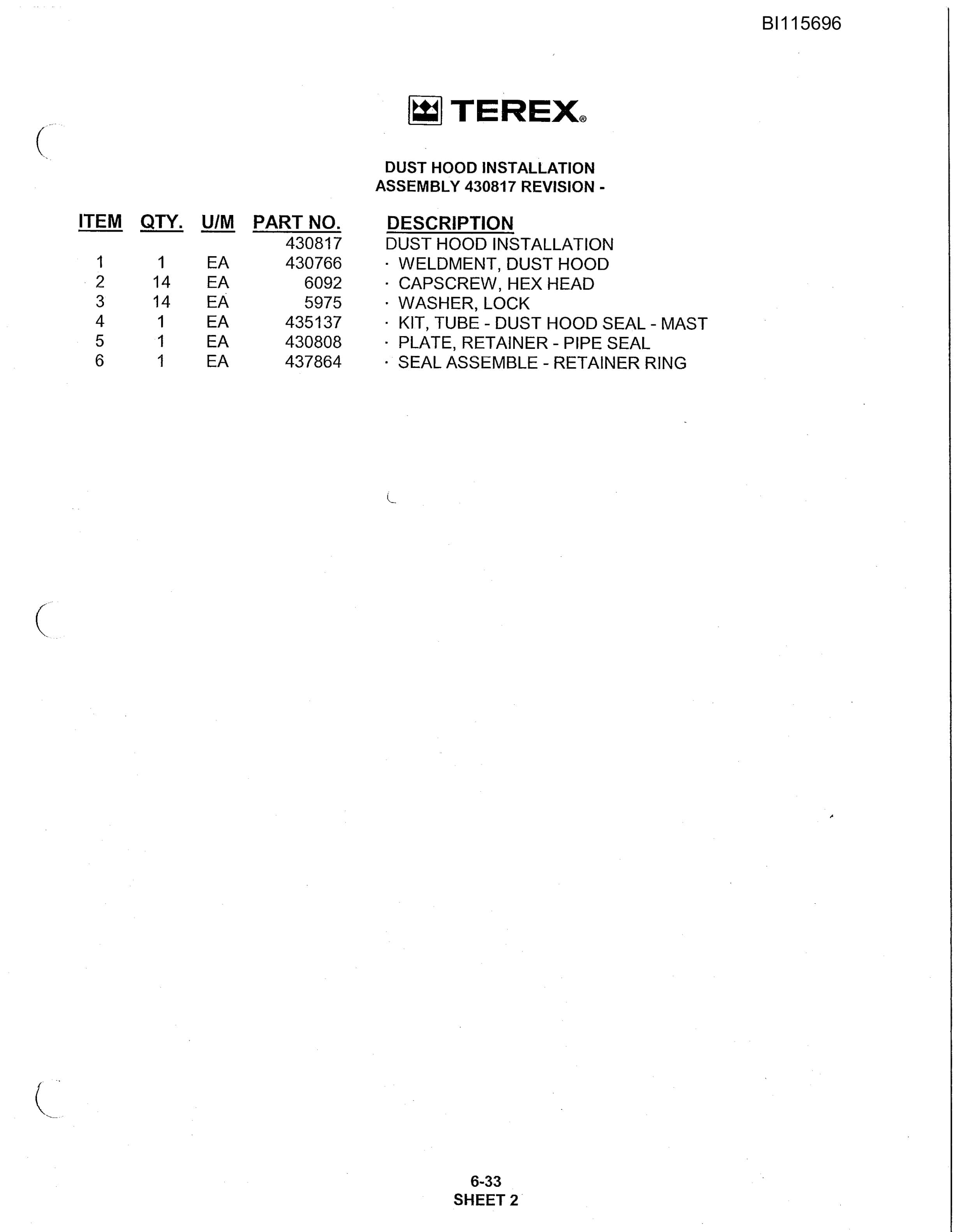 Caterpillar SKL Parts Manual BI115696-3