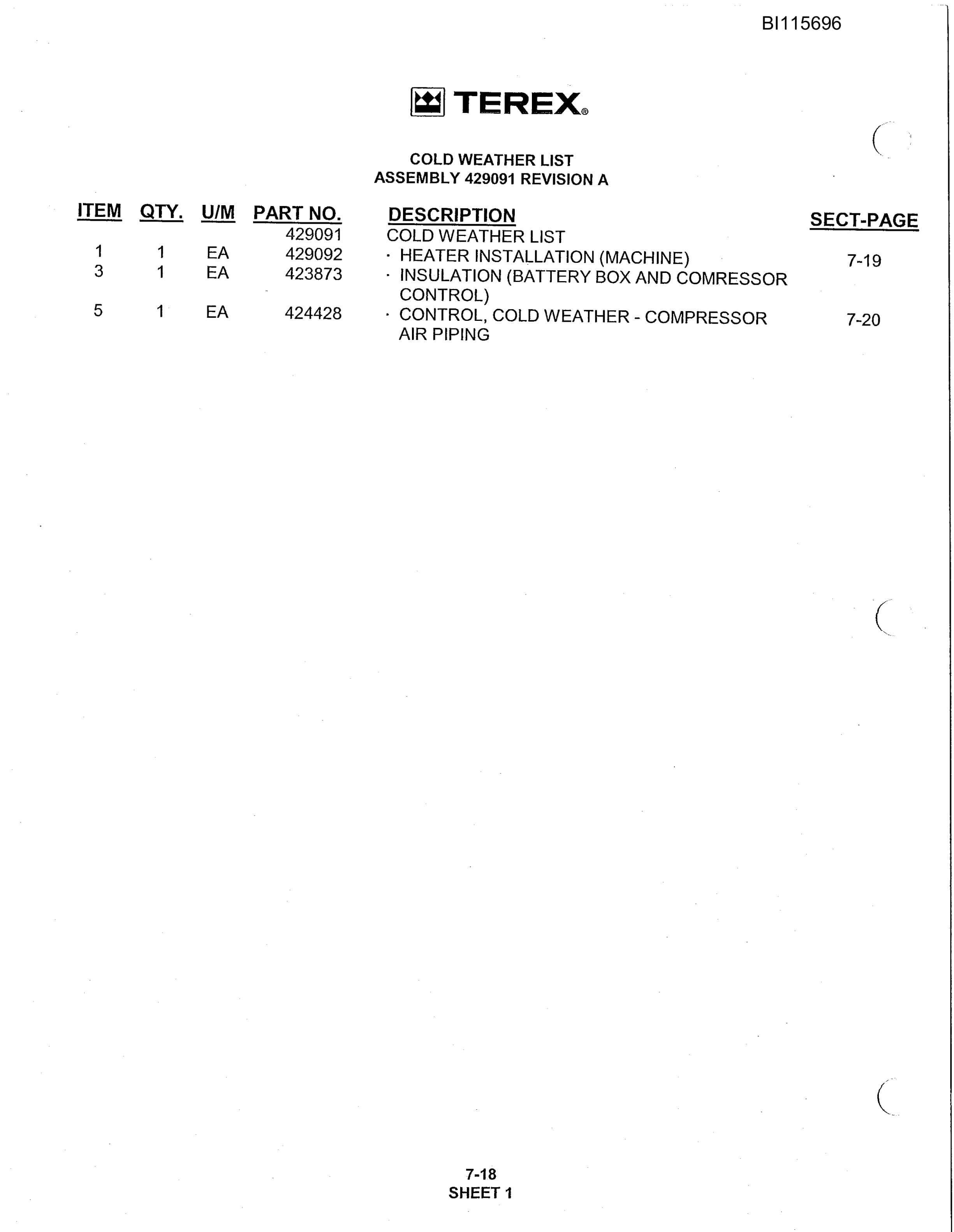 Caterpillar SKL Parts Manual BI115696-4