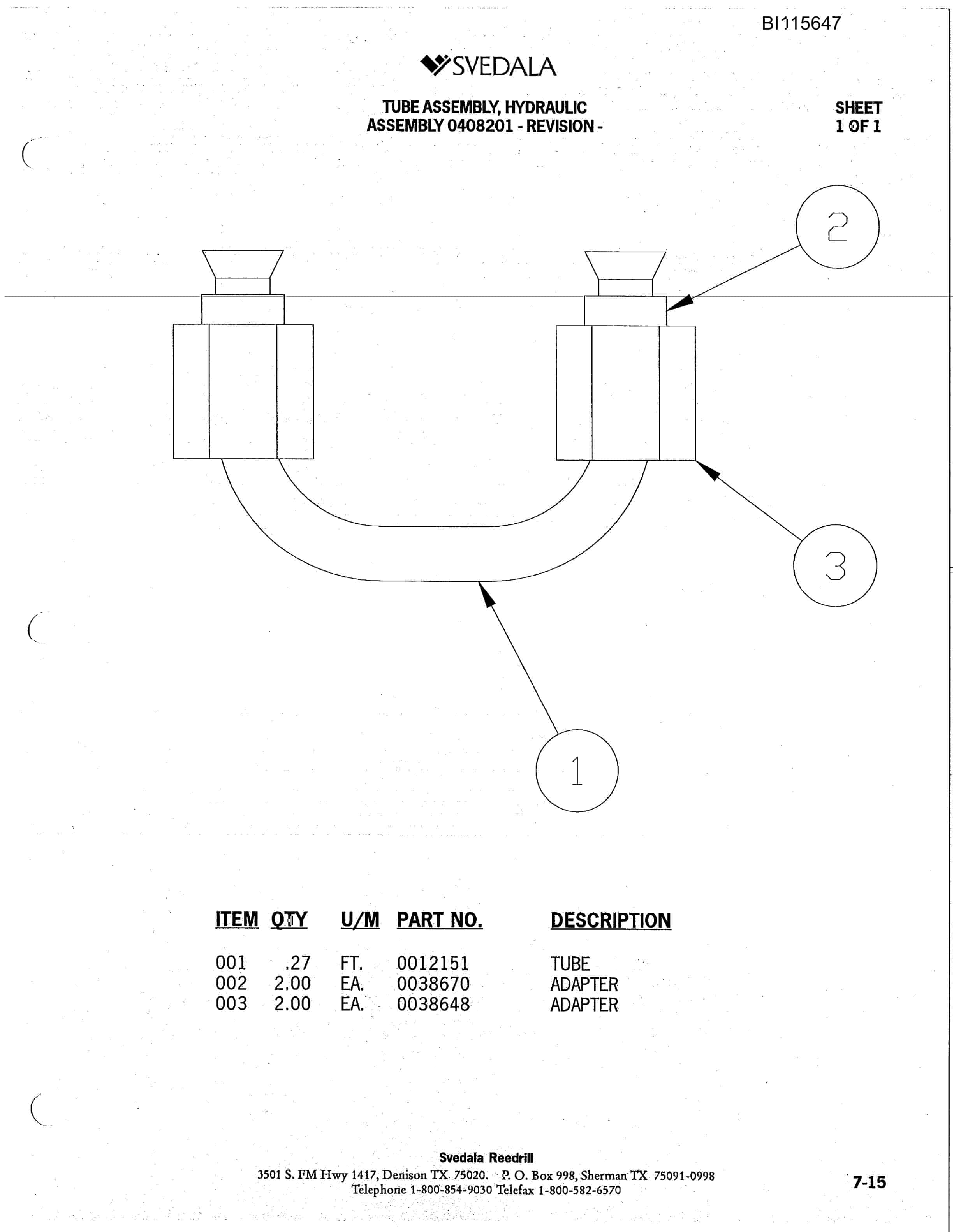 Caterpillar SKS Infinity Blasthole Drill Parts Manual BI115647-4