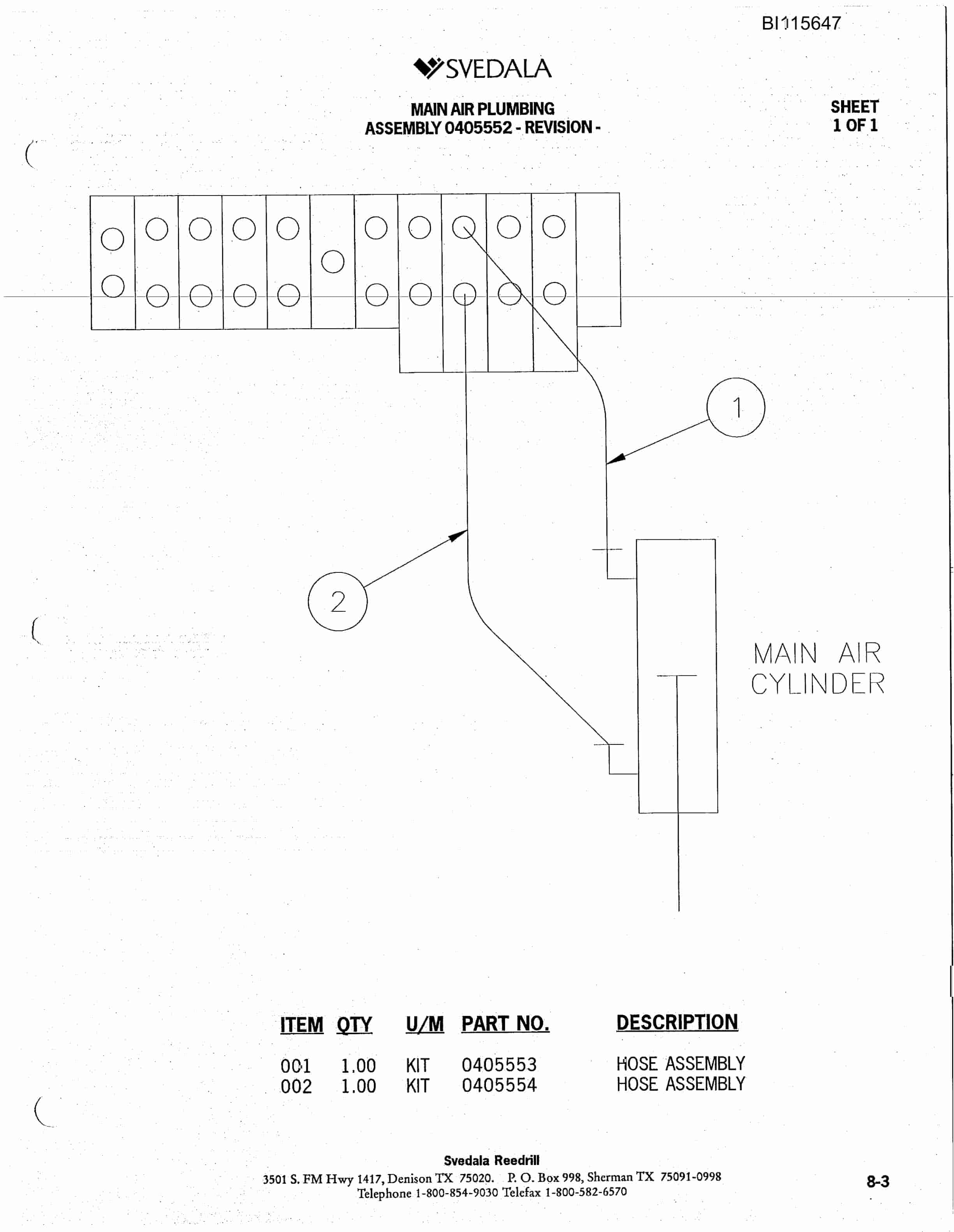 Caterpillar SKS Infinity Blasthole Drill Parts Manual BI115647-5