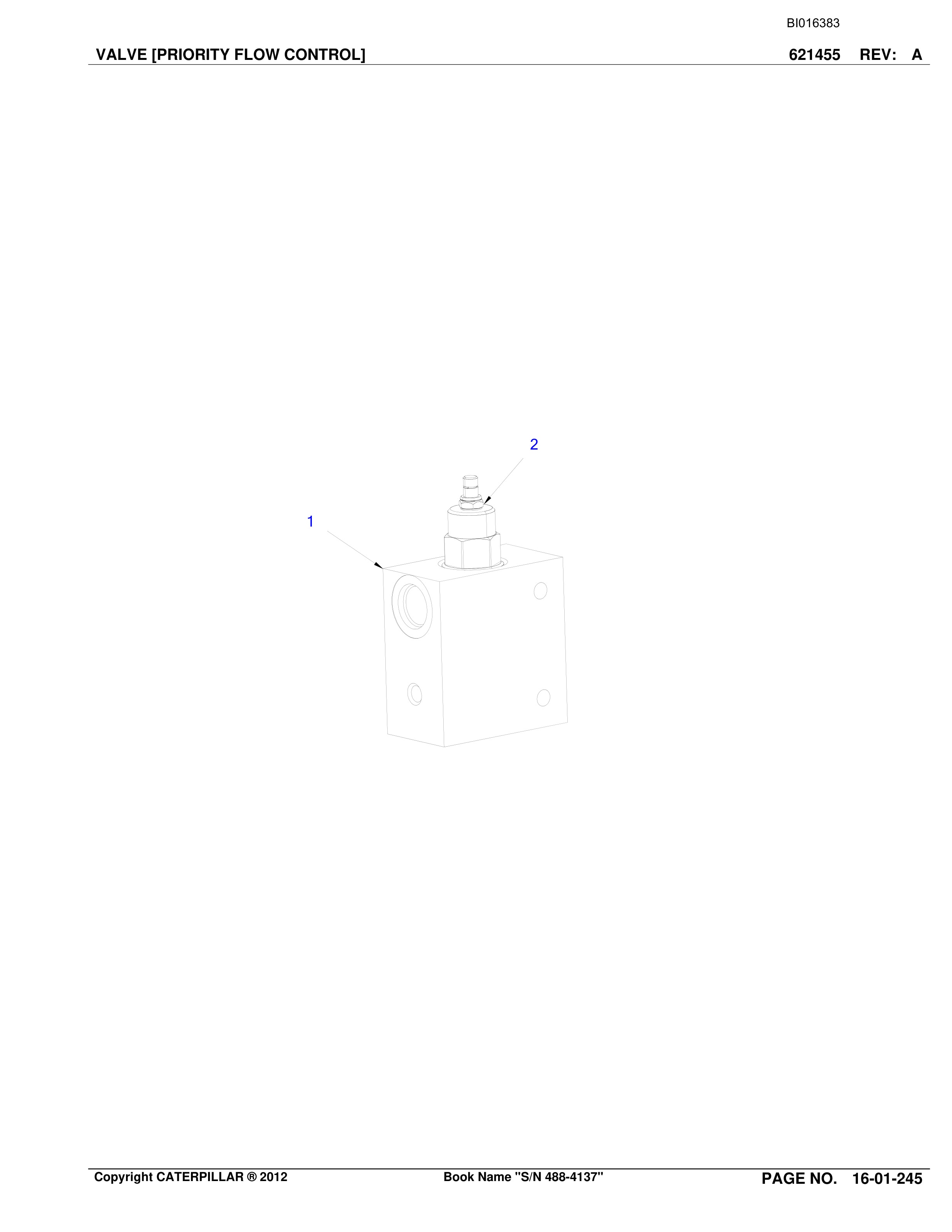 Caterpillar SU488 D Scoop Parts Manual BI016383-4