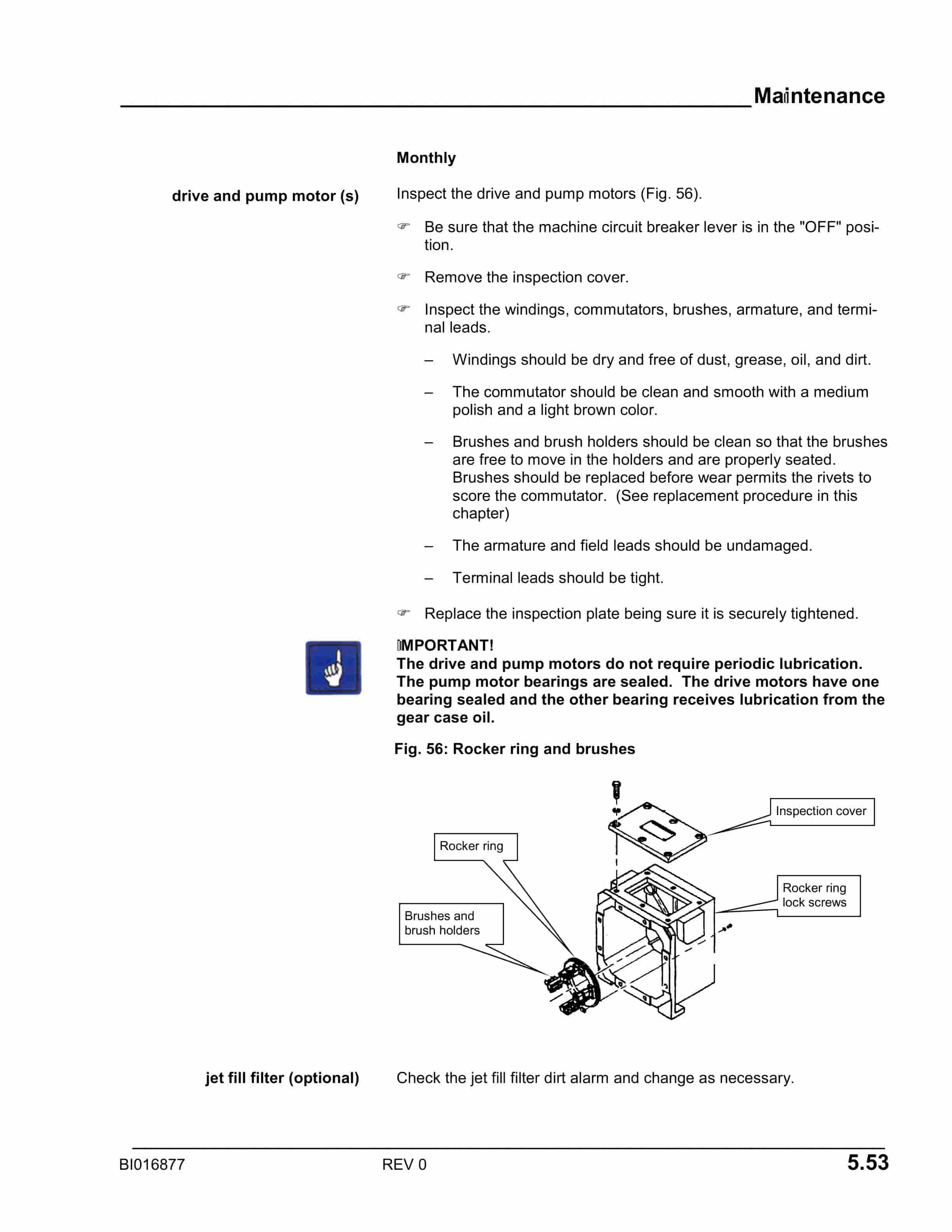 Caterpillar SU488 DM Scoop Operation And Maintenance Manual BI016877-3