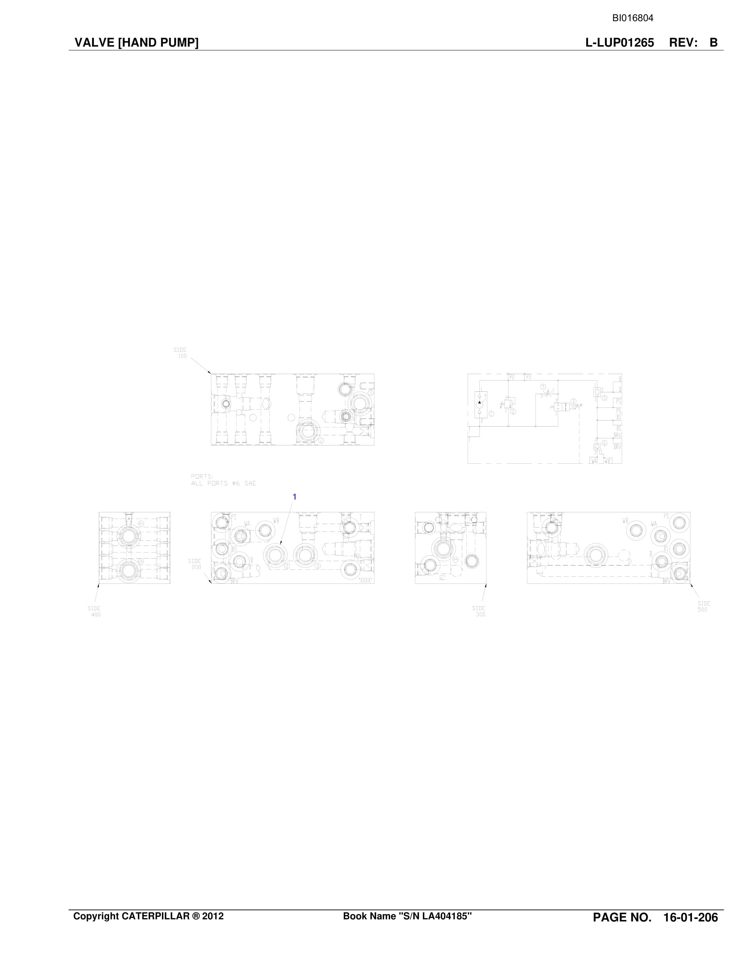 Caterpillar SU488 DM Scoop Parts Manual BI016804-3