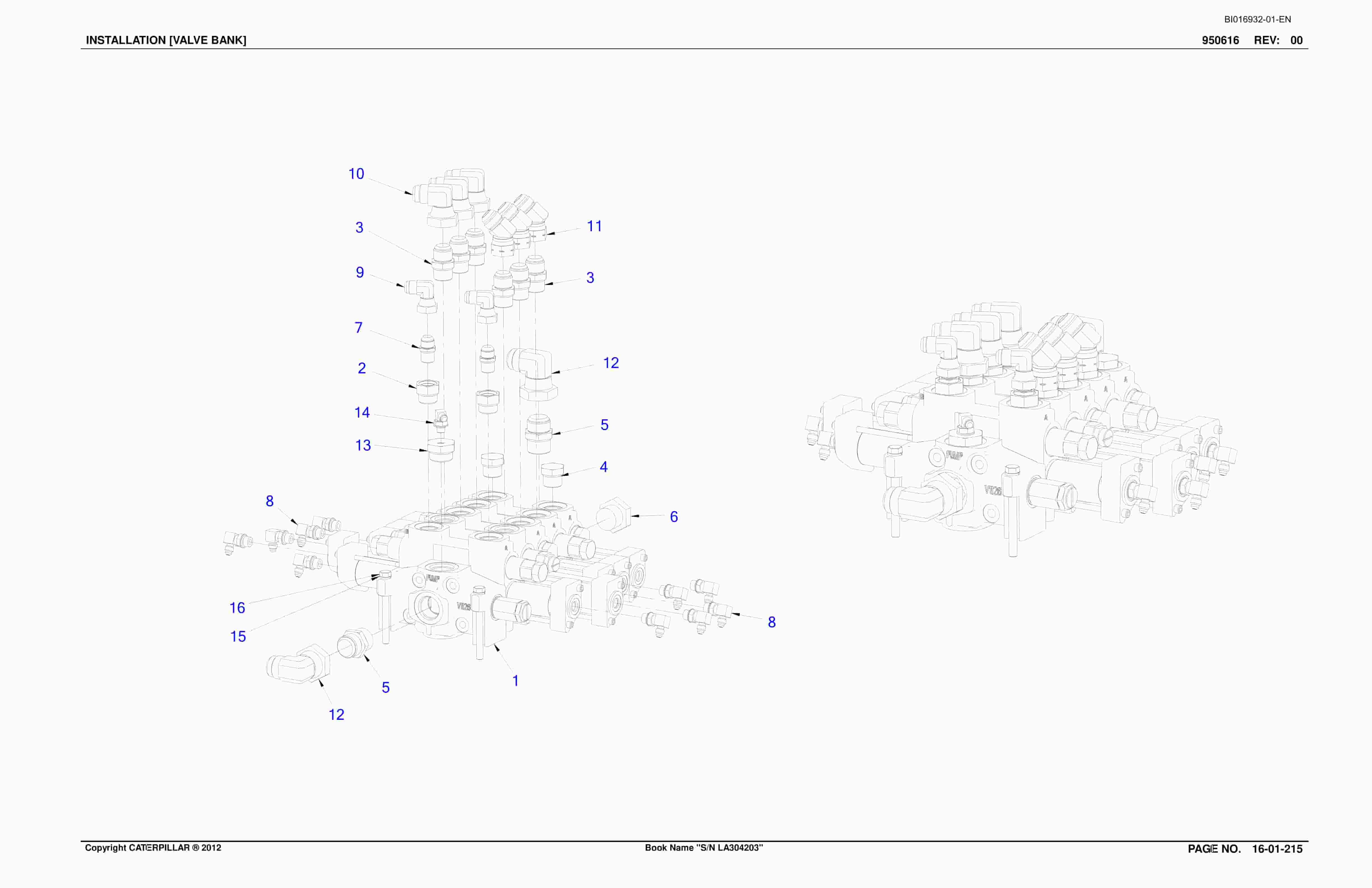Caterpillar SU488 DN Scoop Parts And Service Manual BI016932-01-EN 4 Caterpillar SU488 DN Scoop Parts And Service Manual BI016932-01-EN - Image 4
