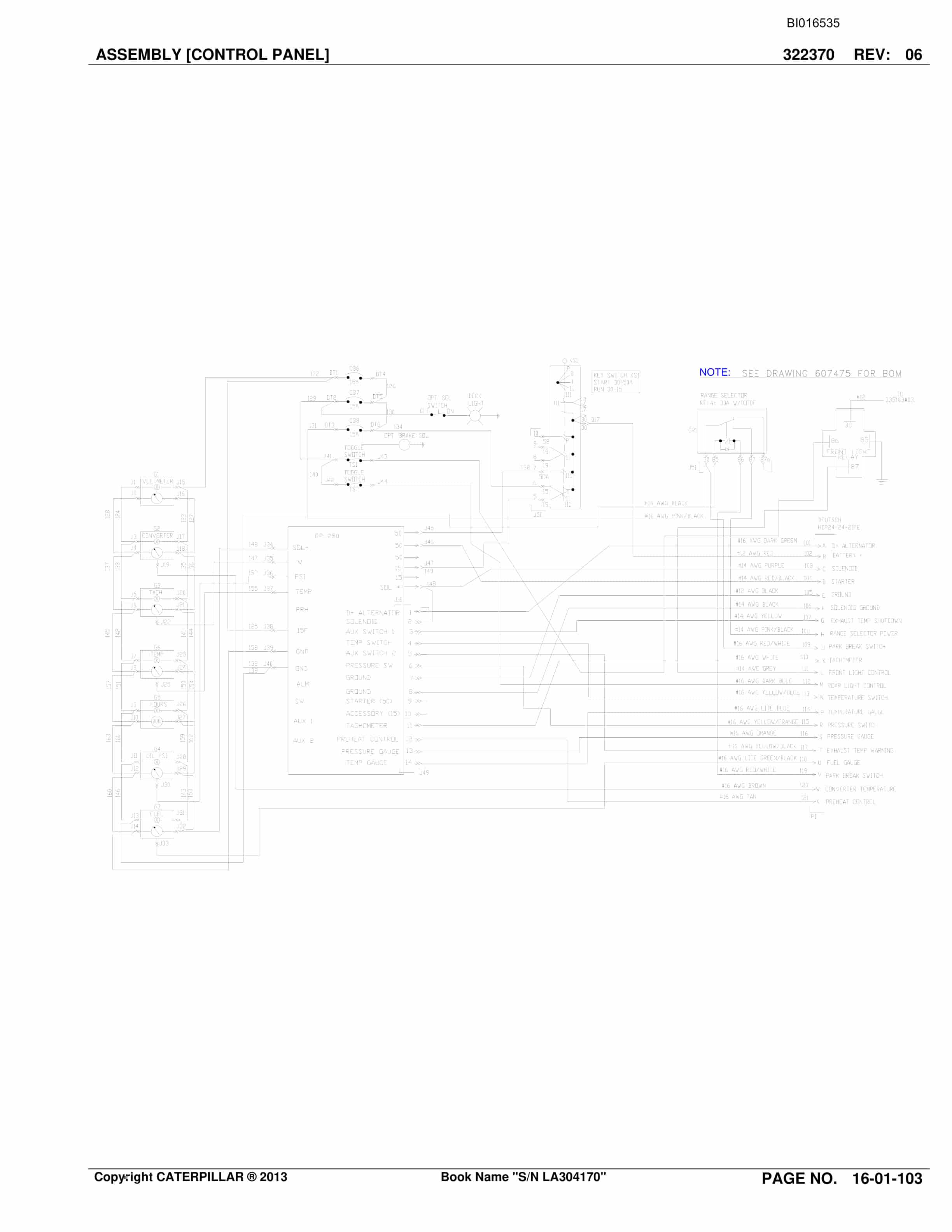Caterpillar SU488 DN Scoop Parts Manual BI016535-2