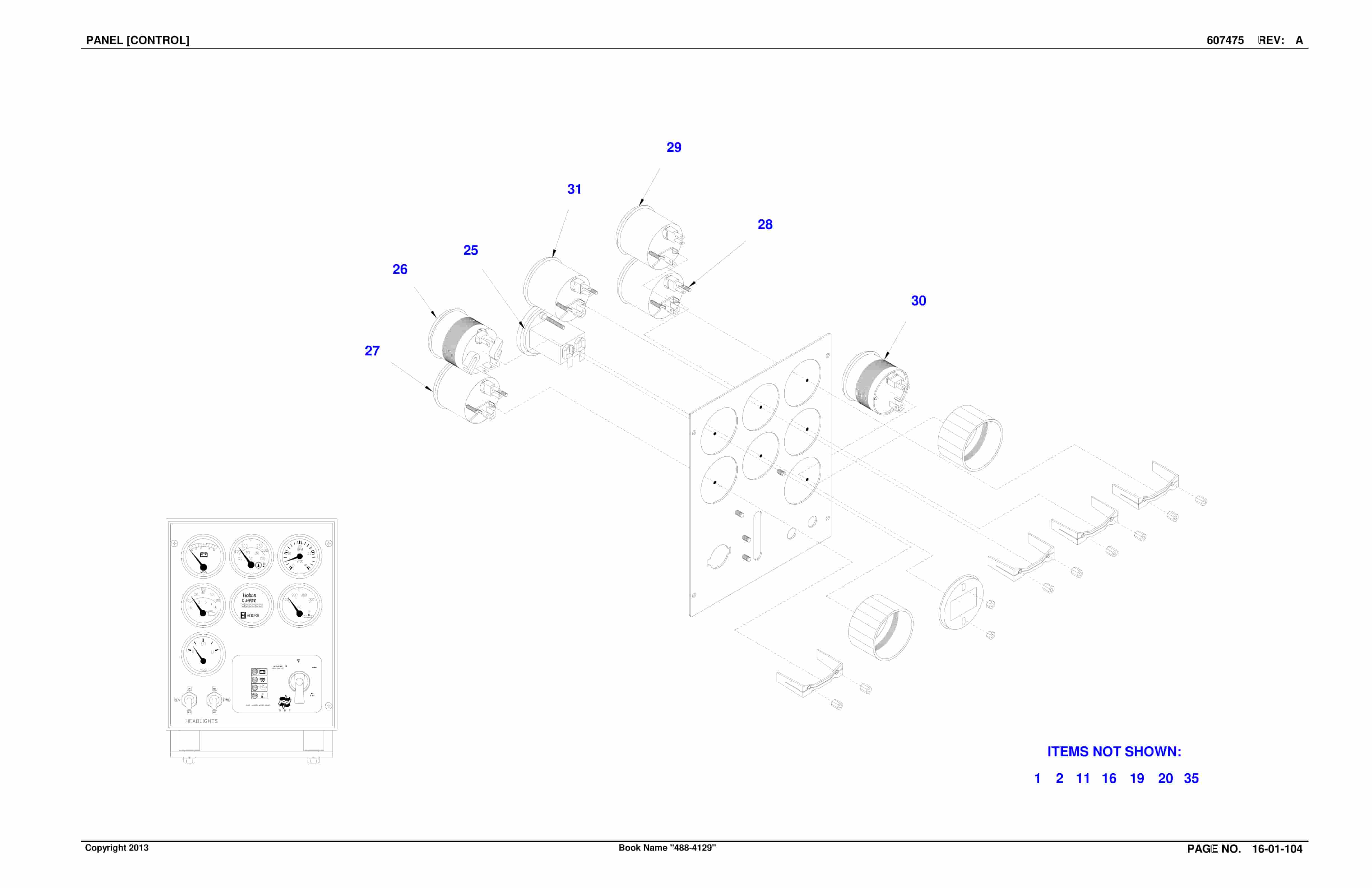 Caterpillar SU488 DN Scoop Parts Manual BI016845-2