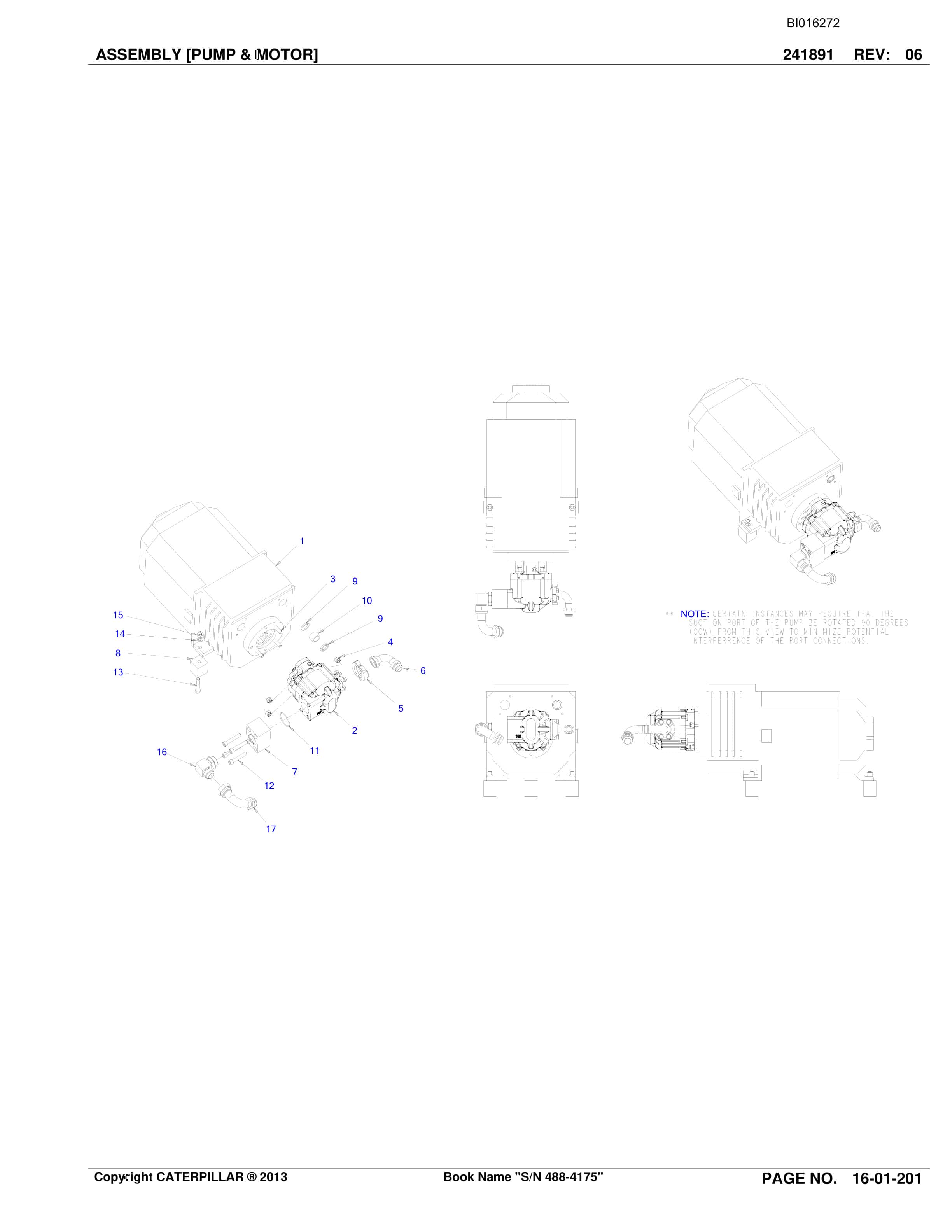 Caterpillar SU488 Scoop Parts Manual BI016272-4