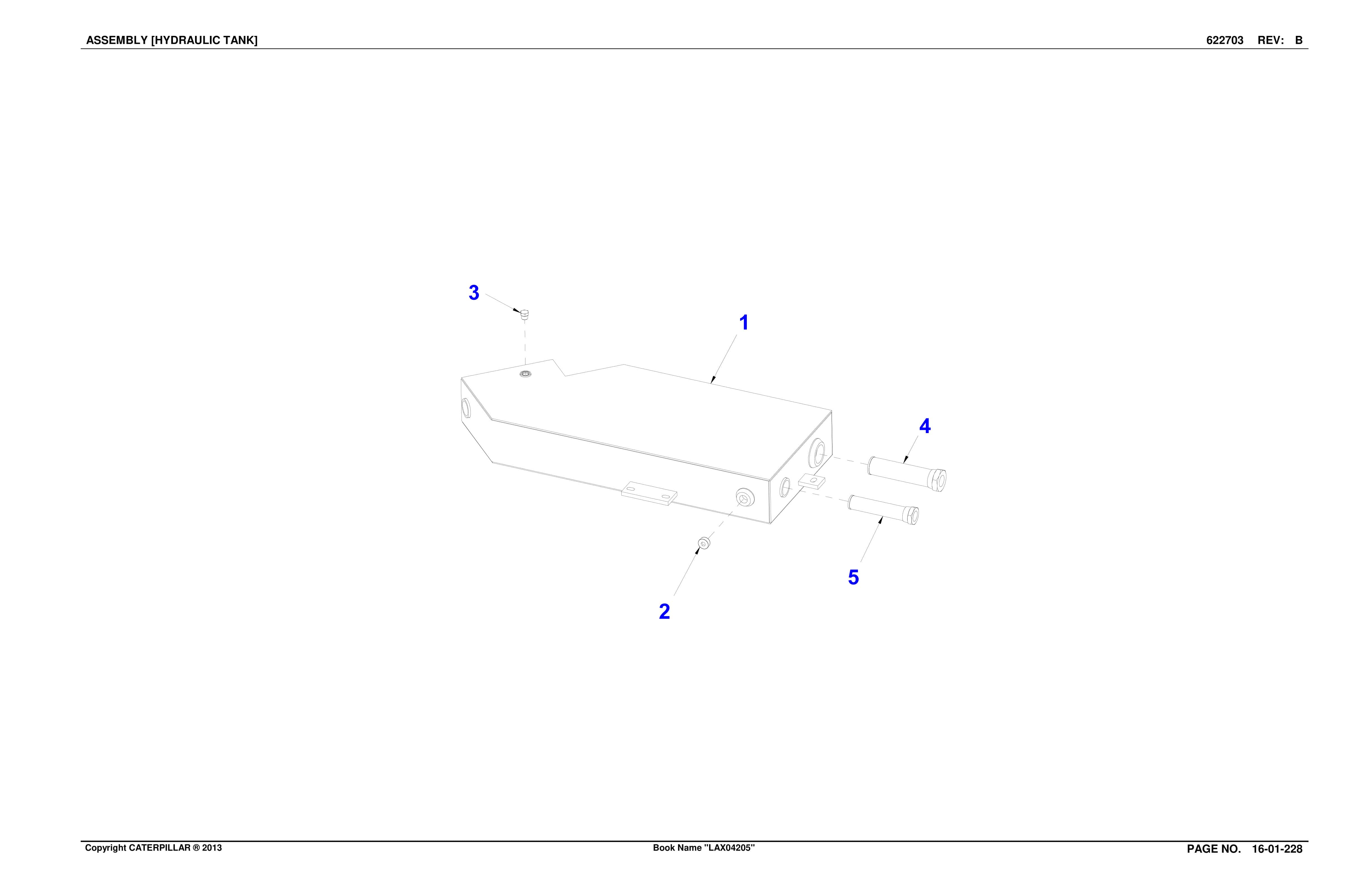 Caterpillar SU488 Scoop Parts Manual BI016994-4