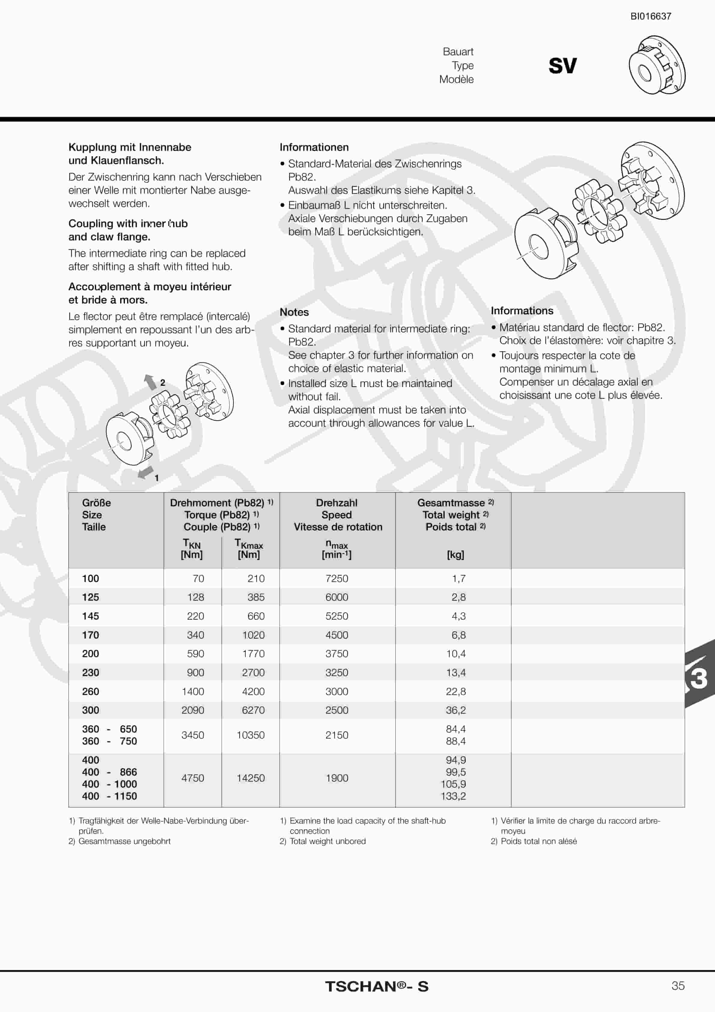 Caterpillar TSChan-S Flexible Couplings Operation And Maintenance Manual BI016637-4