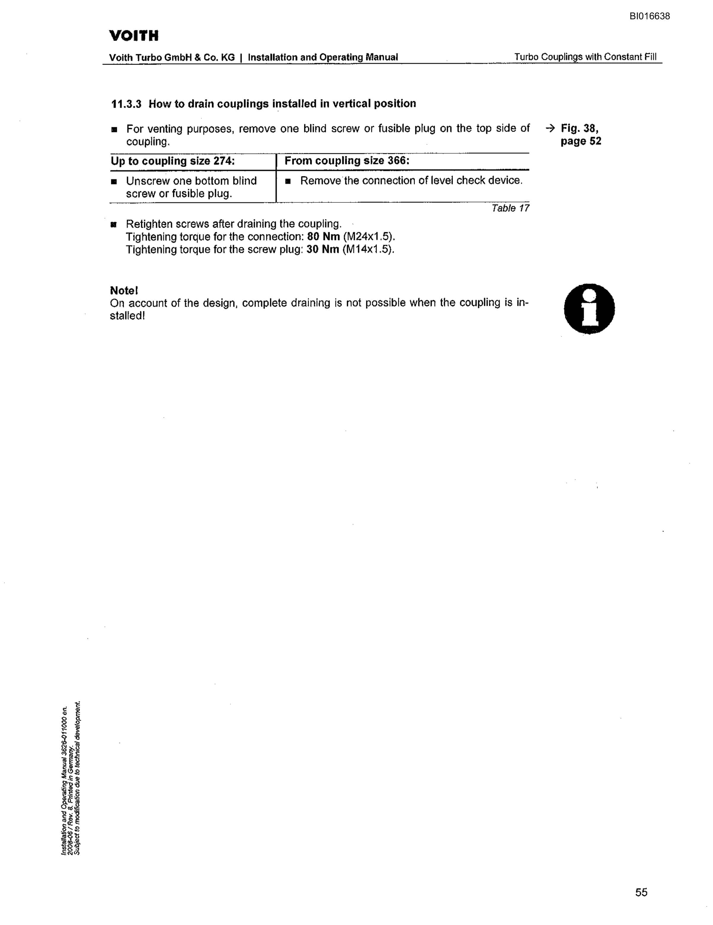 Caterpillar Voith Turbo Couplings Operation And Maintenance Manual BI016638-2