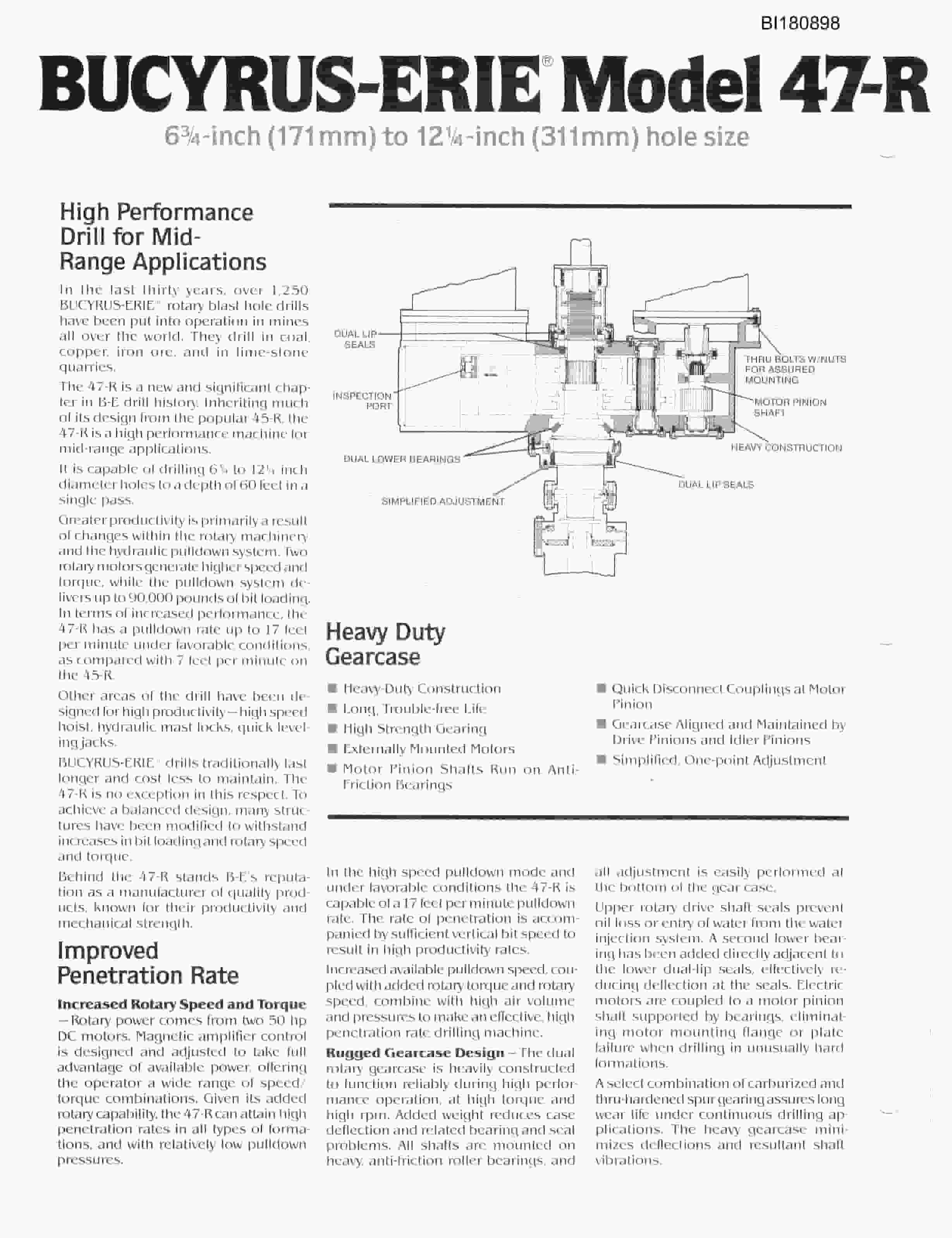 Caterpillar Walking Dragline Technical Manual BI180898-2