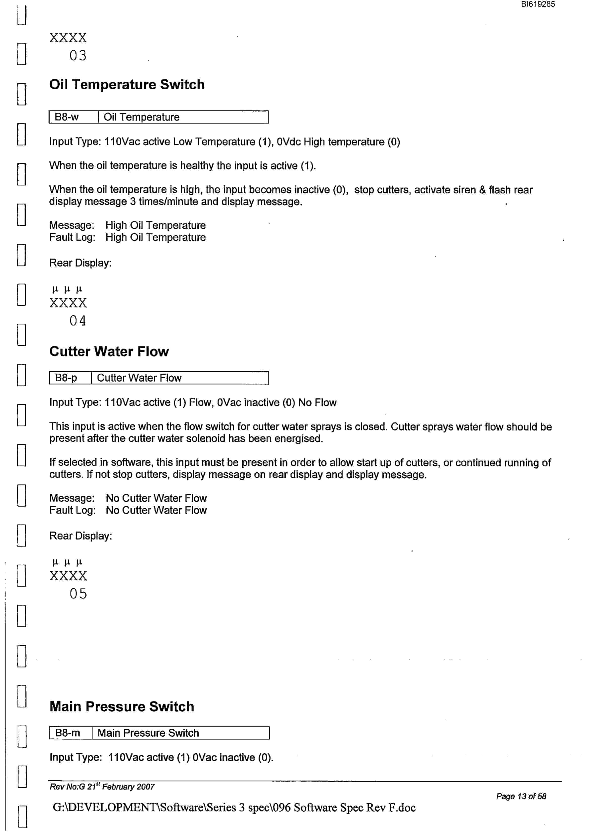 Bucyrus 1038 Continuous Miner Technical Manual BI619285-2