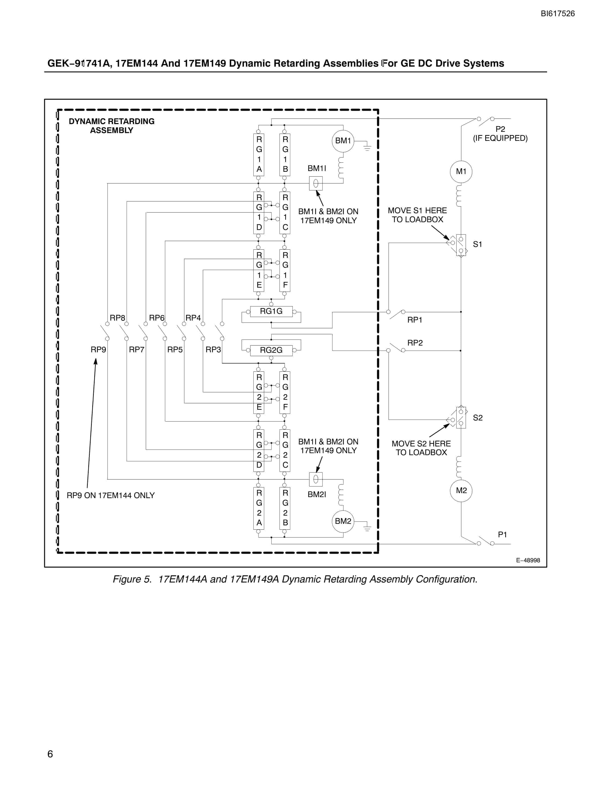 Bucyrus 17EM144, 17EM149 Dynamic Retarding Assemblies Technical Manual BI617526-2