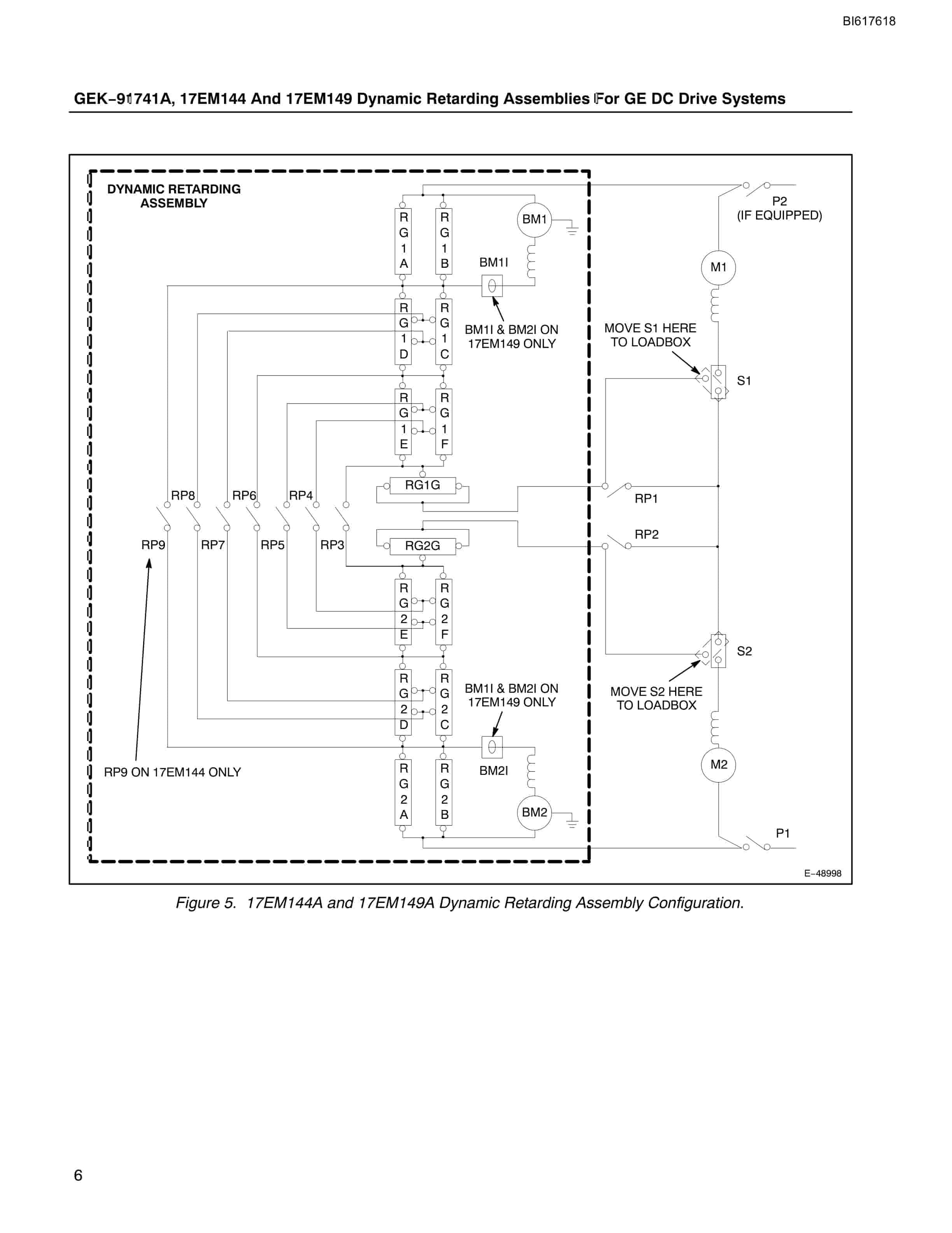 Bucyrus 17EM144, 17EM149 Dynamic Retarding Assemblies Technical Manual BI617618-2