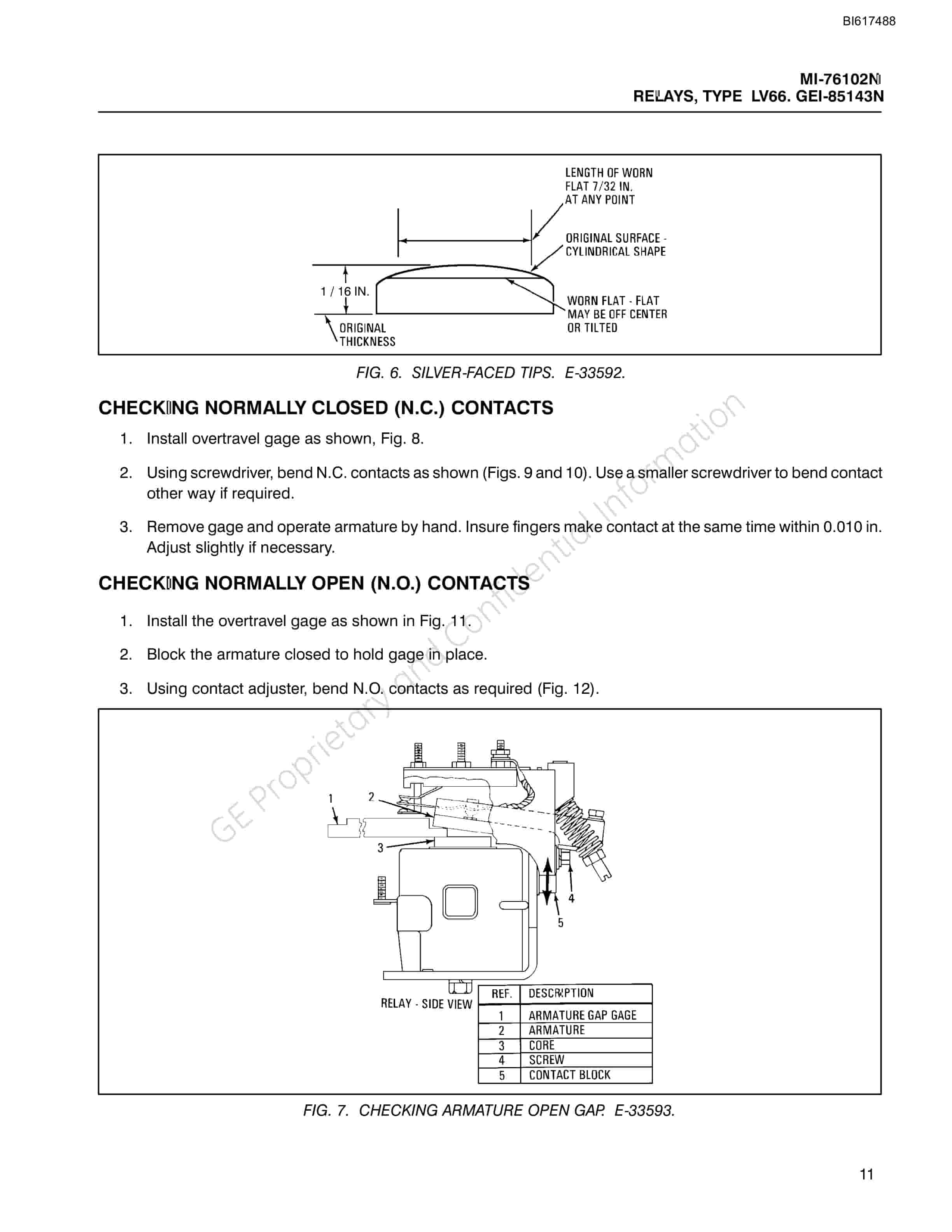 Bucyrus 17LV66 Relays Technical Manual BI617488-5