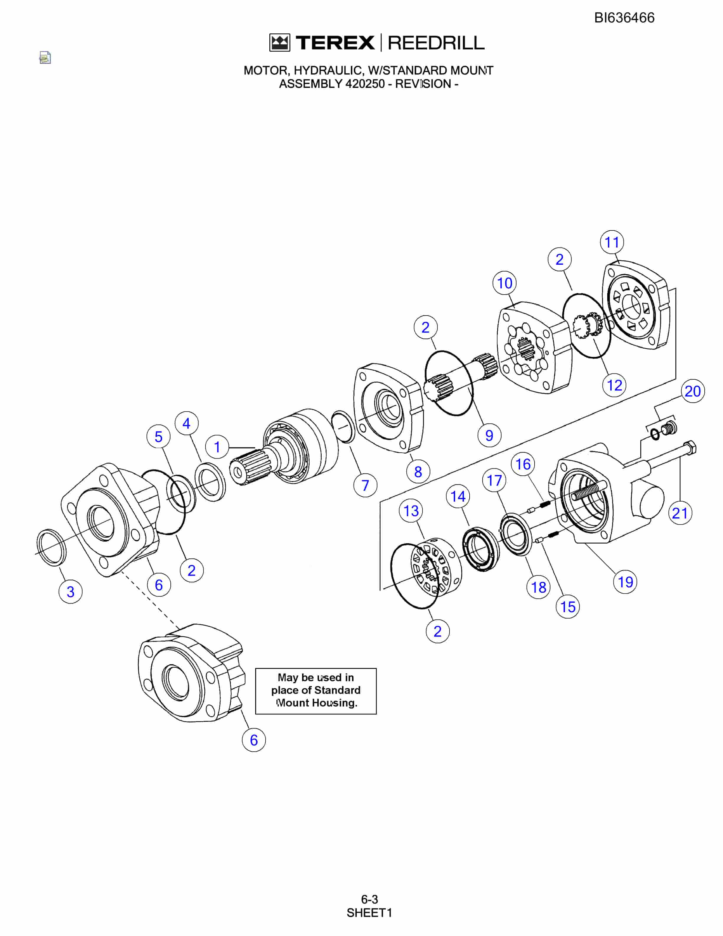 Bucyrus 1K56F28 Parts Catalog BI636466-3
