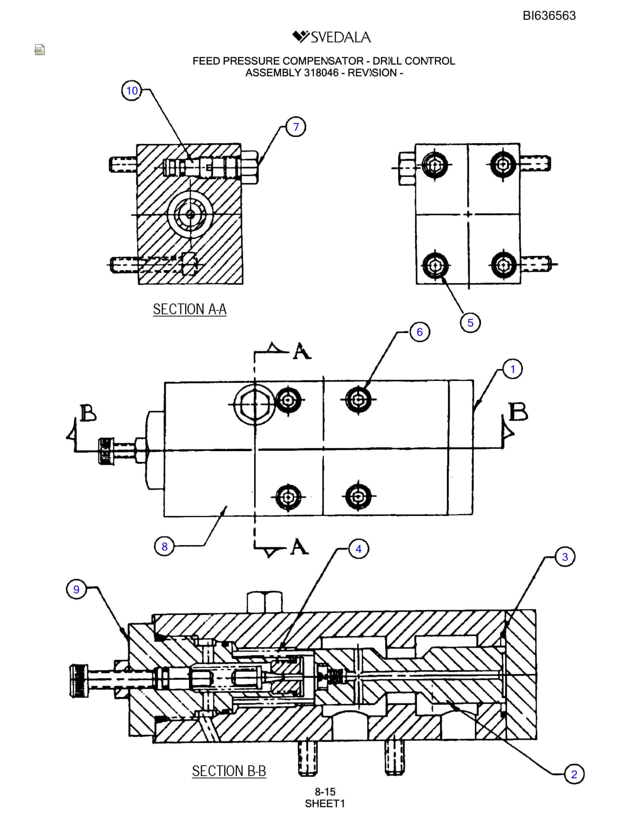 Bucyrus 1V58L01 Parts Catalog BI636563-3