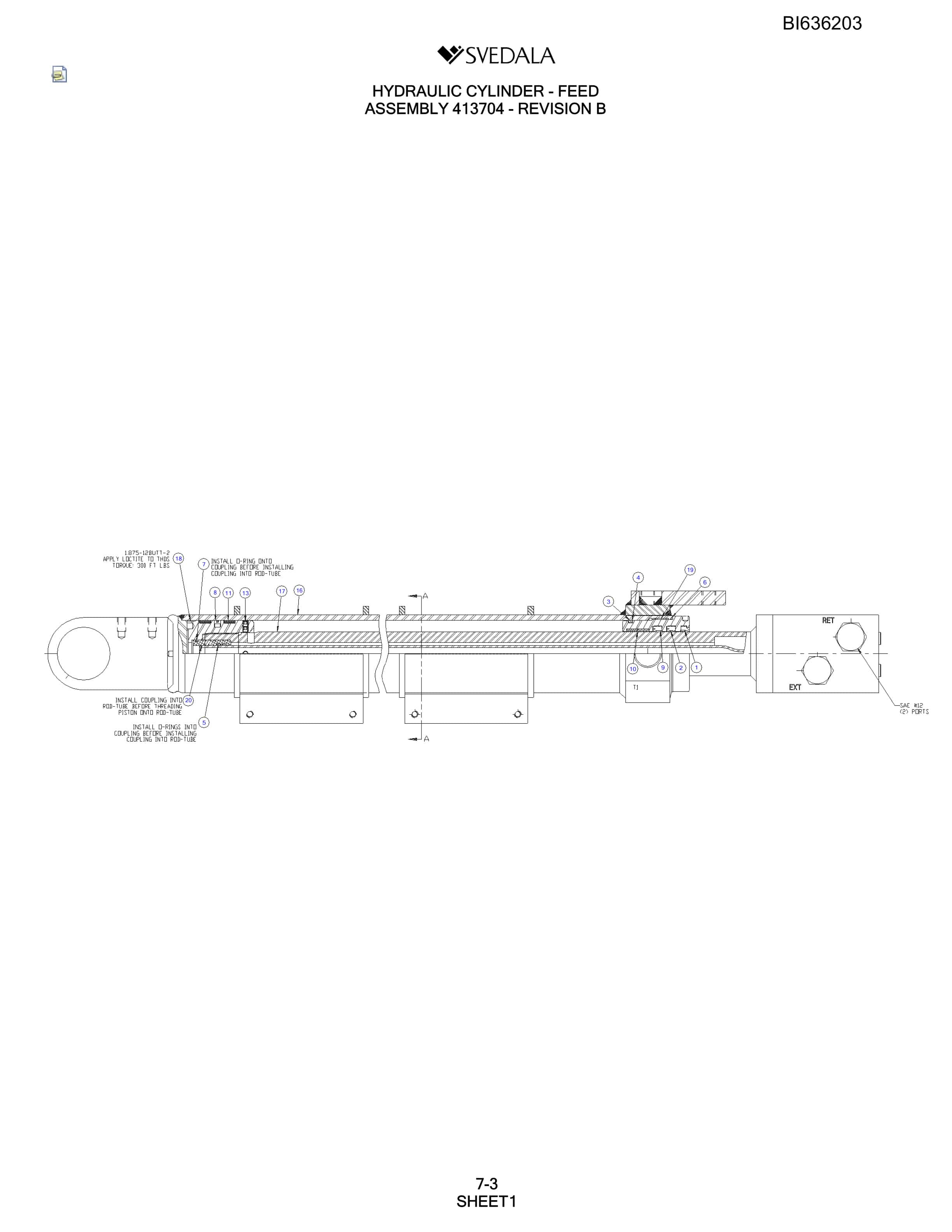 Bucyrus 250 Hydra-Trac Parts Catalog BI636203-4