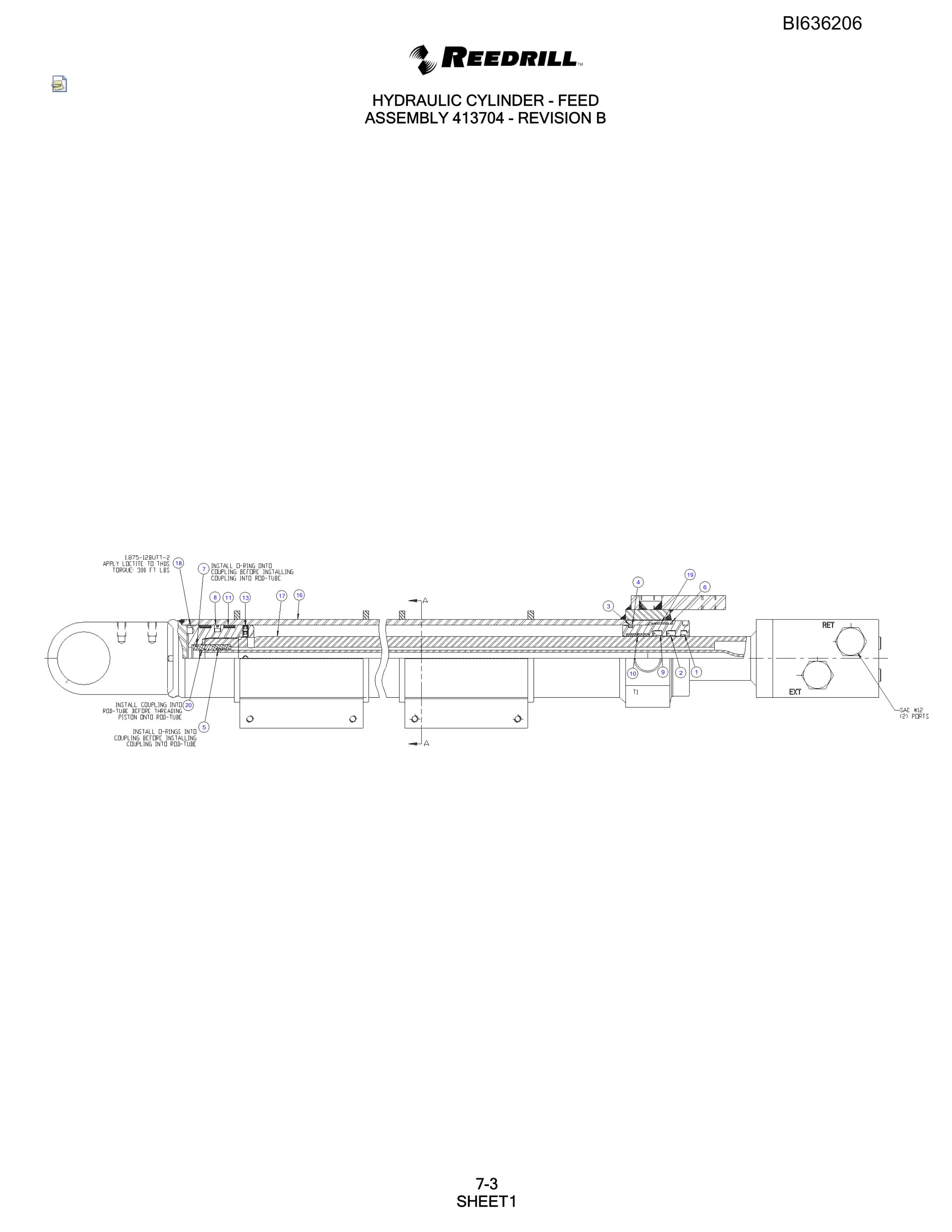 Bucyrus 250 Hydra-Trac Parts Catalog BI636206-4