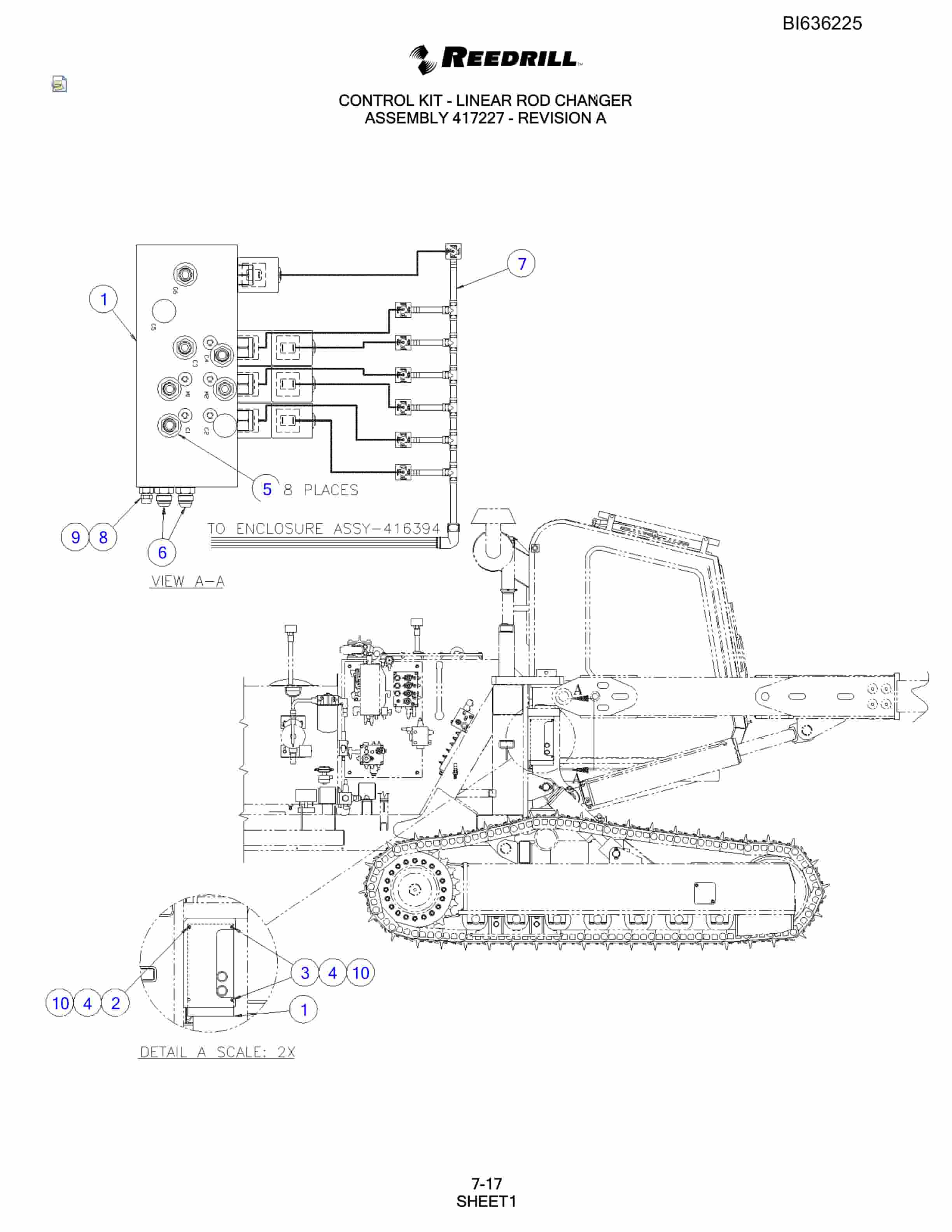 Bucyrus 250 Hydra-Trac Parts Catalog BI636225-5