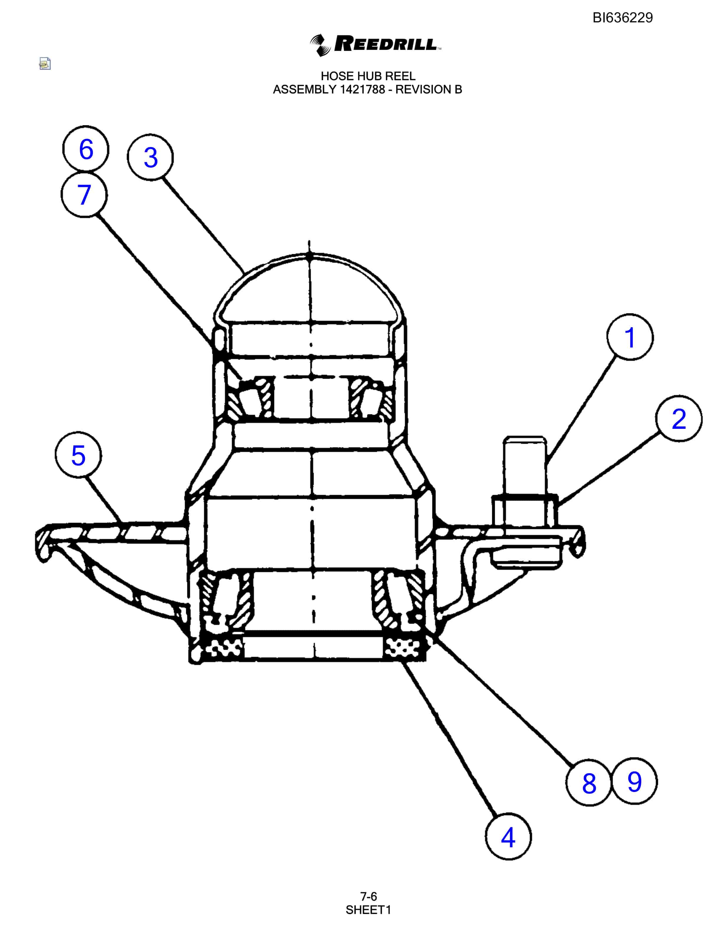 Bucyrus 250 Hydra-Trac Parts Catalog BI636229-4