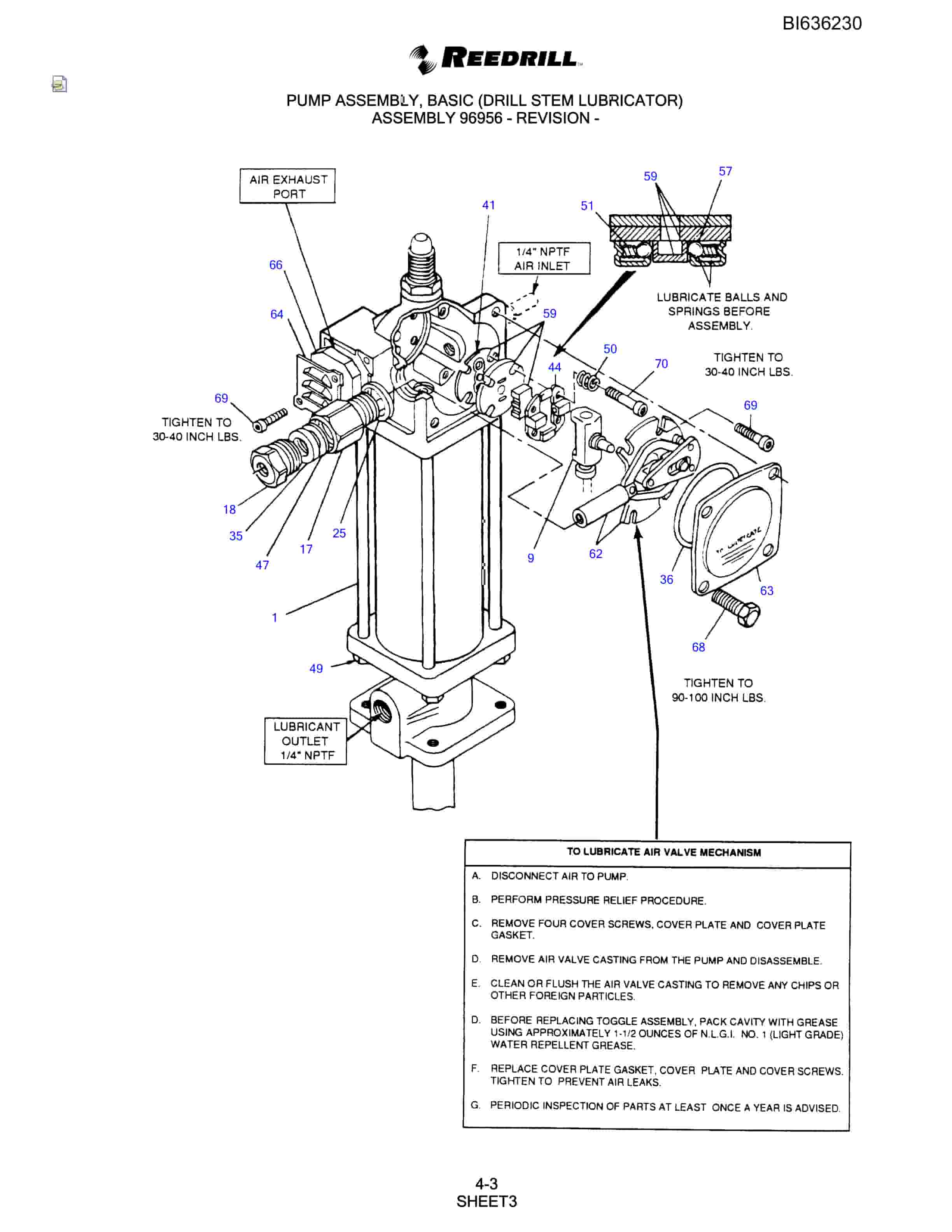 Bucyrus 250 Hydra-Trac Parts Catalog BI636230-2