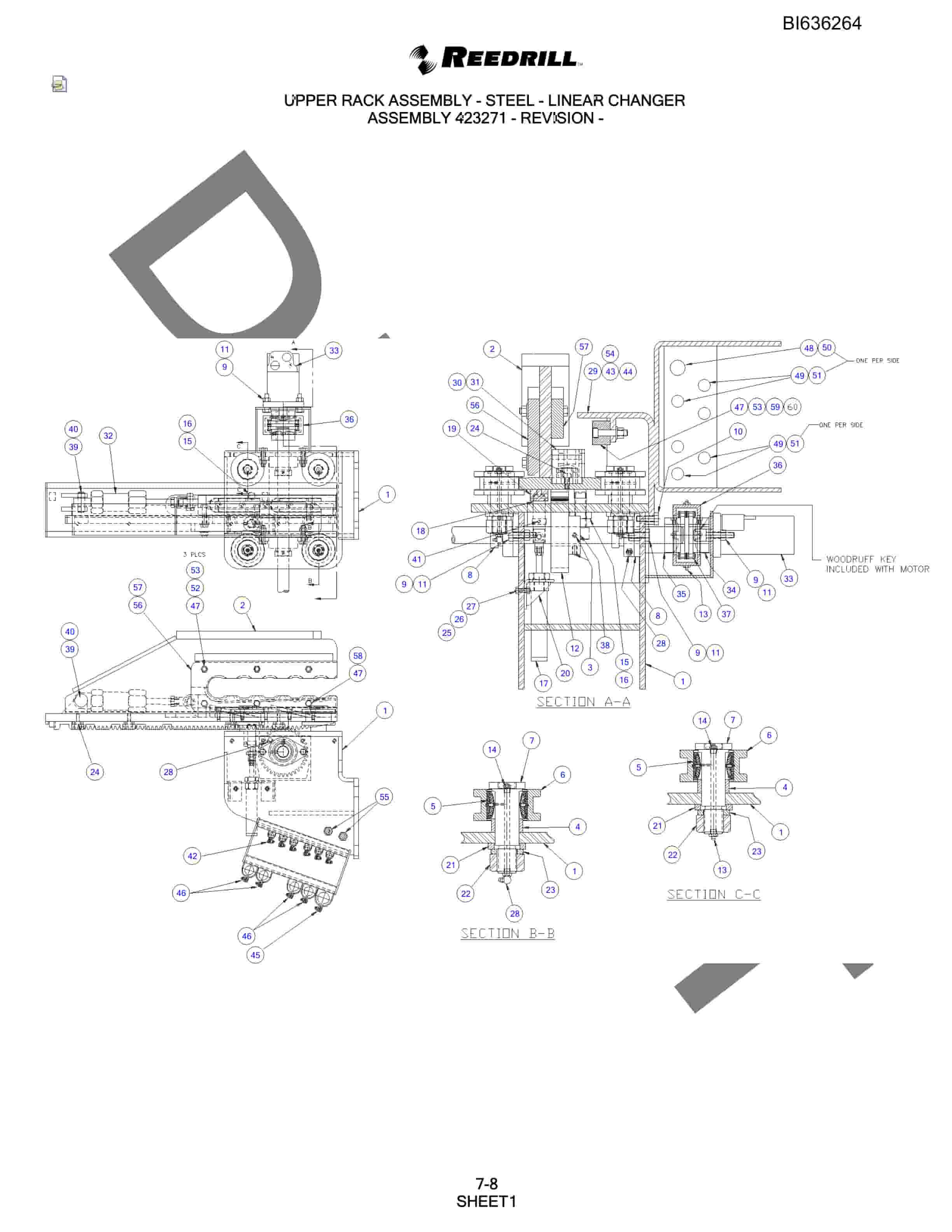 Bucyrus 250 Hydra-Trac Parts Catalog BI636264-4