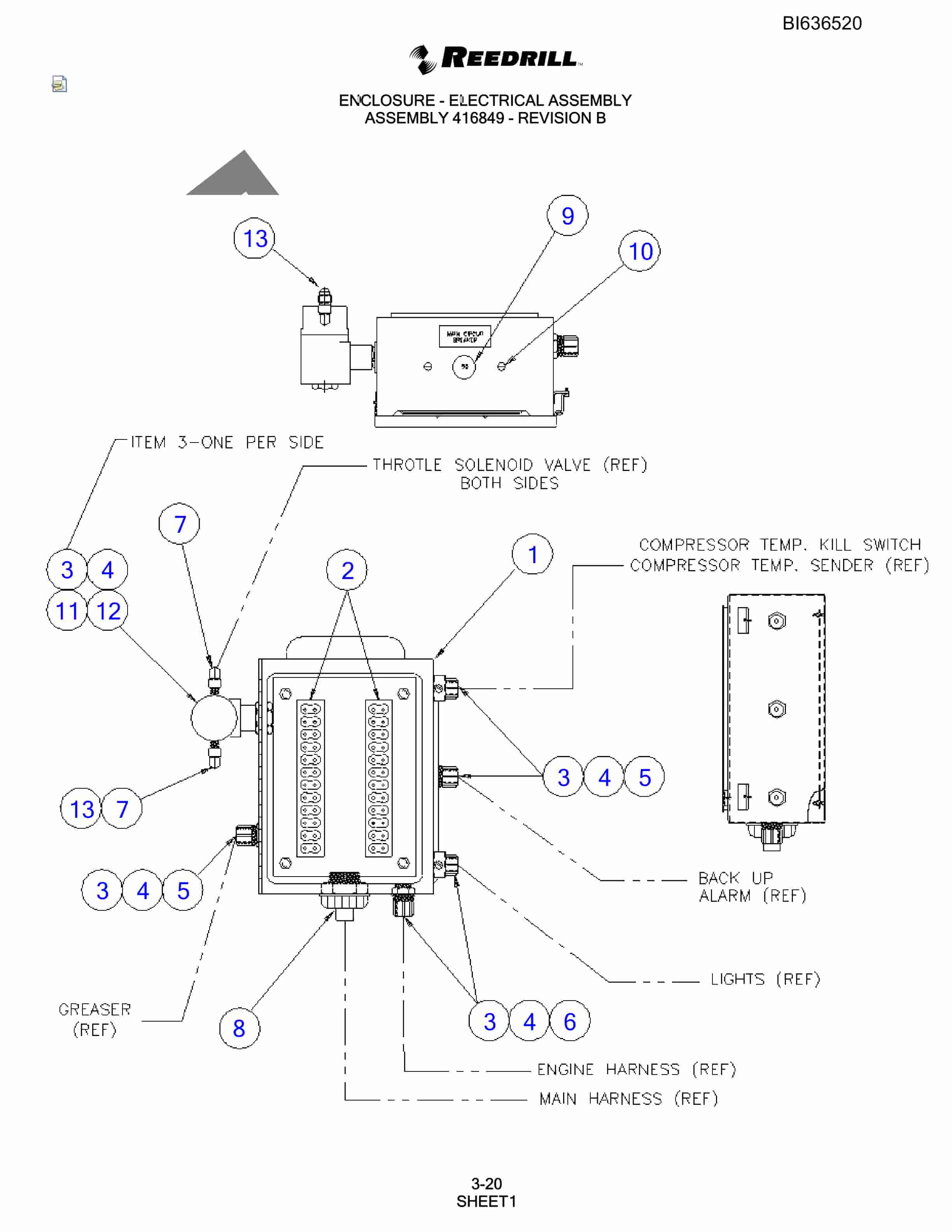 Bucyrus 250 Hydra-Trac Parts Catalog BI636520-2