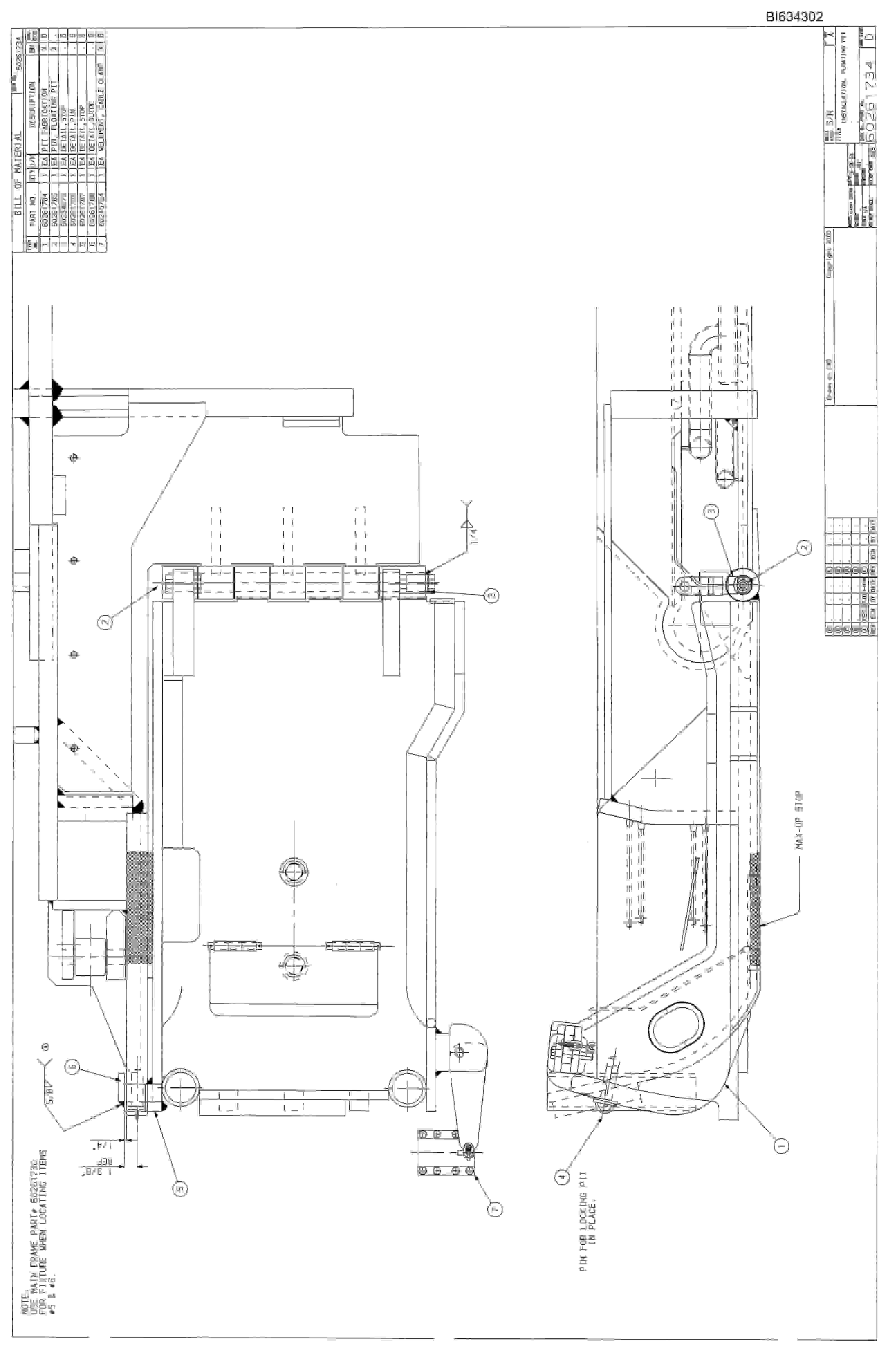 Bucyrus 25M0 Miner Parts Catalog BI634302-3