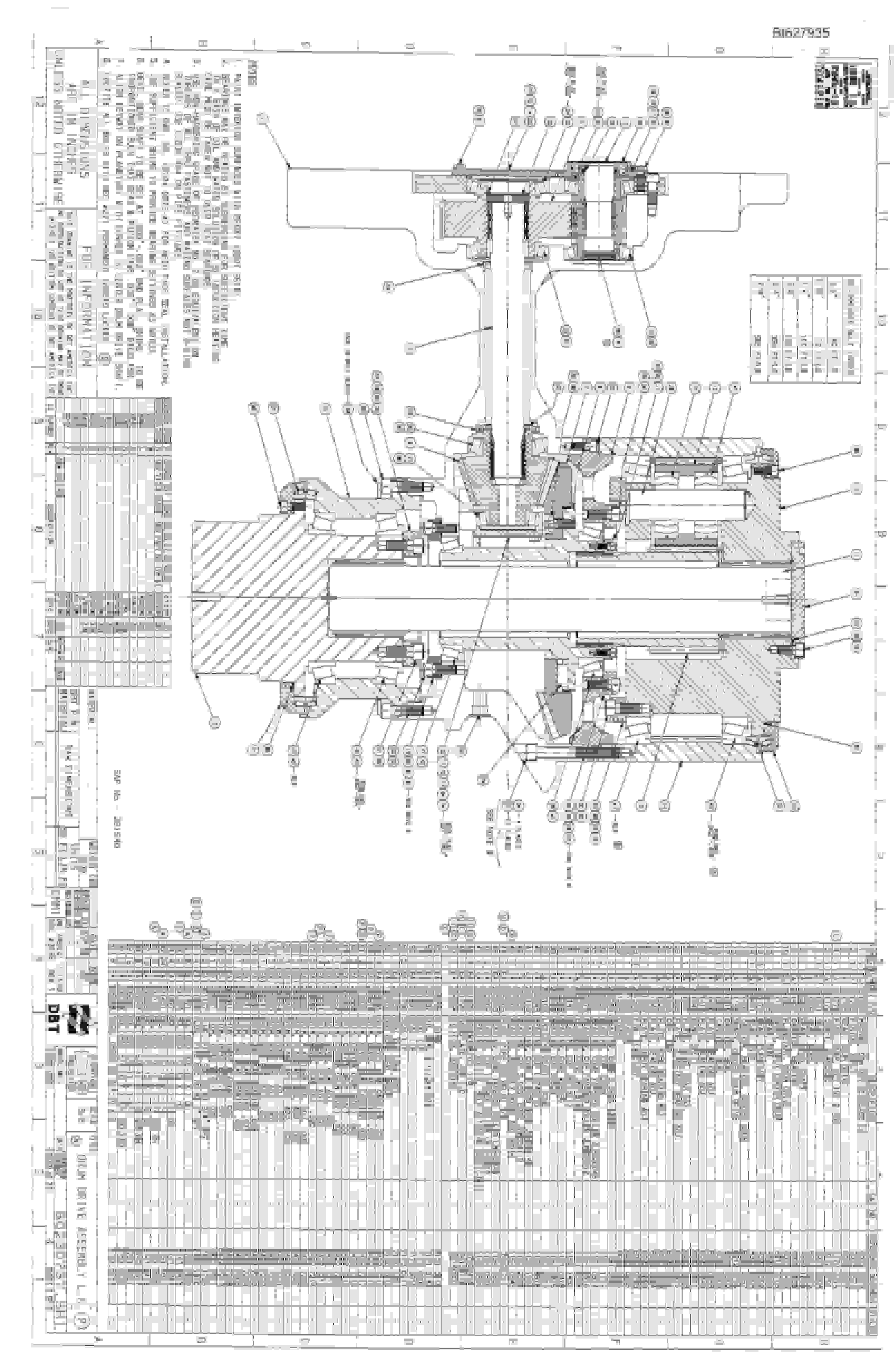 Bucyrus 25M2 Drum Miner Parts Catalog BI627935-4