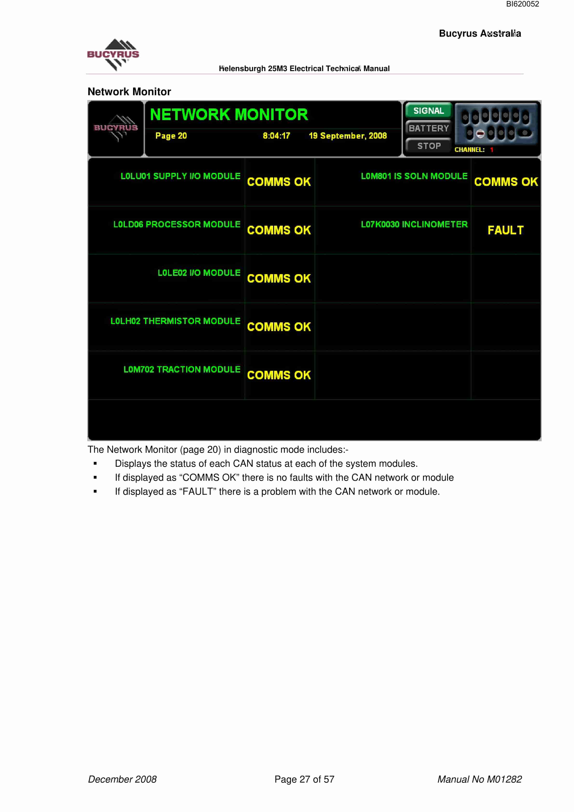 Bucyrus 25M3 Electrical Technical Manual BI620052 2 Bucyrus 25M3 Electrical Technical Manual BI620052 - Image 2